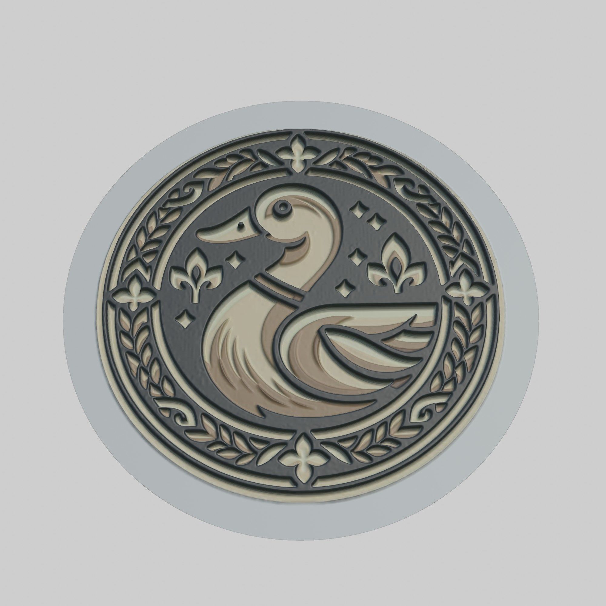 Duck Animal 3D print model_1