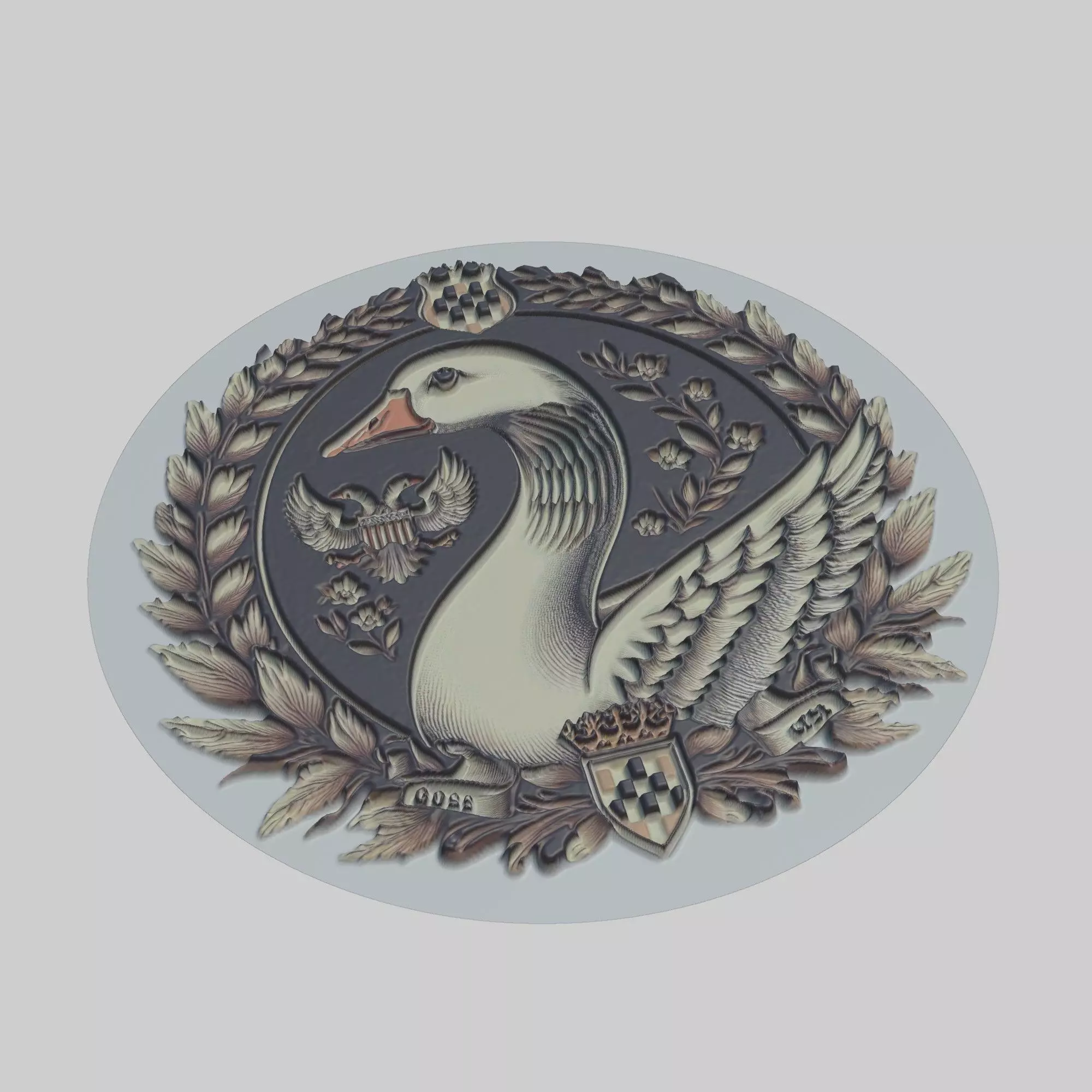 Goose Animal 3D print model_0