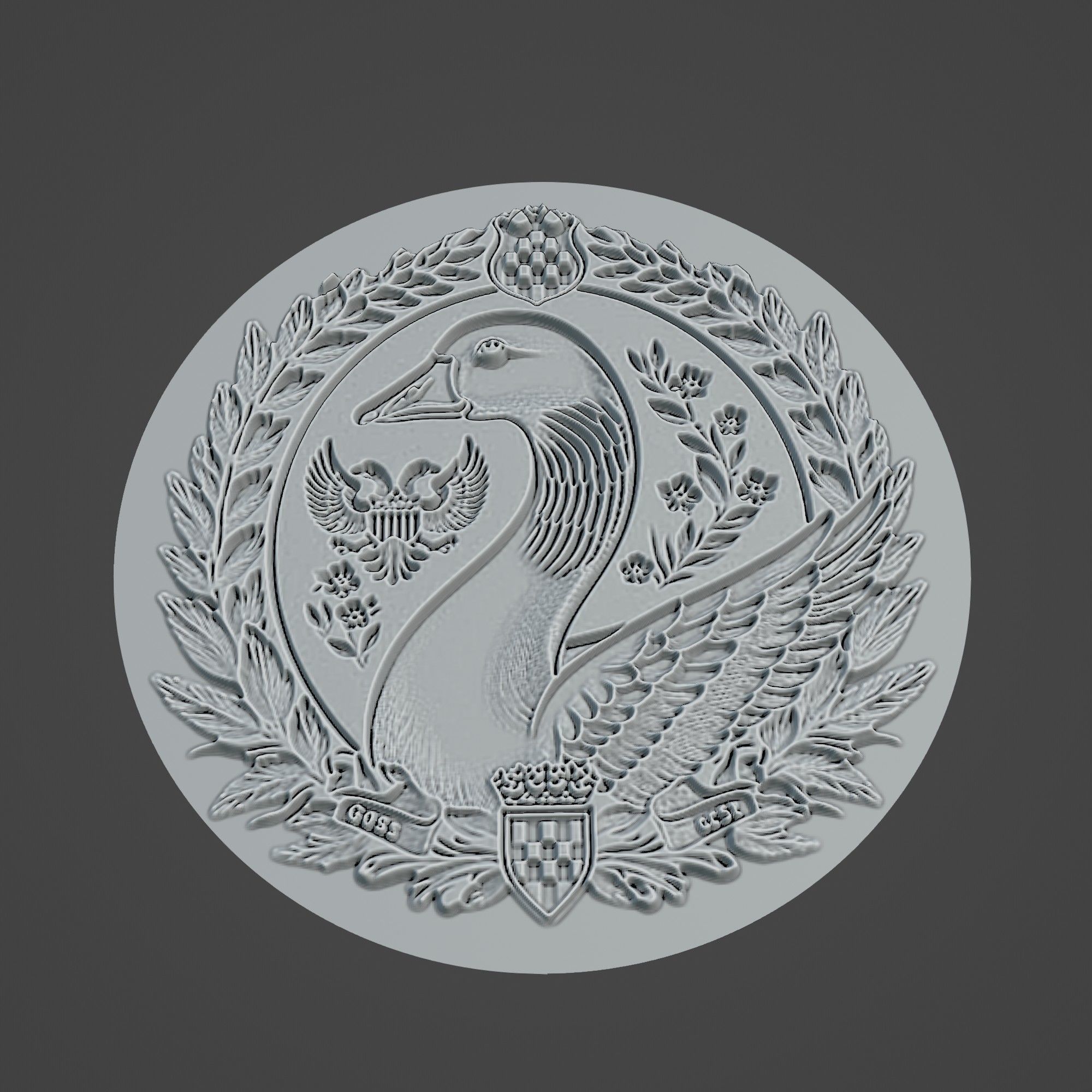 Goose Animal 3D print model_3