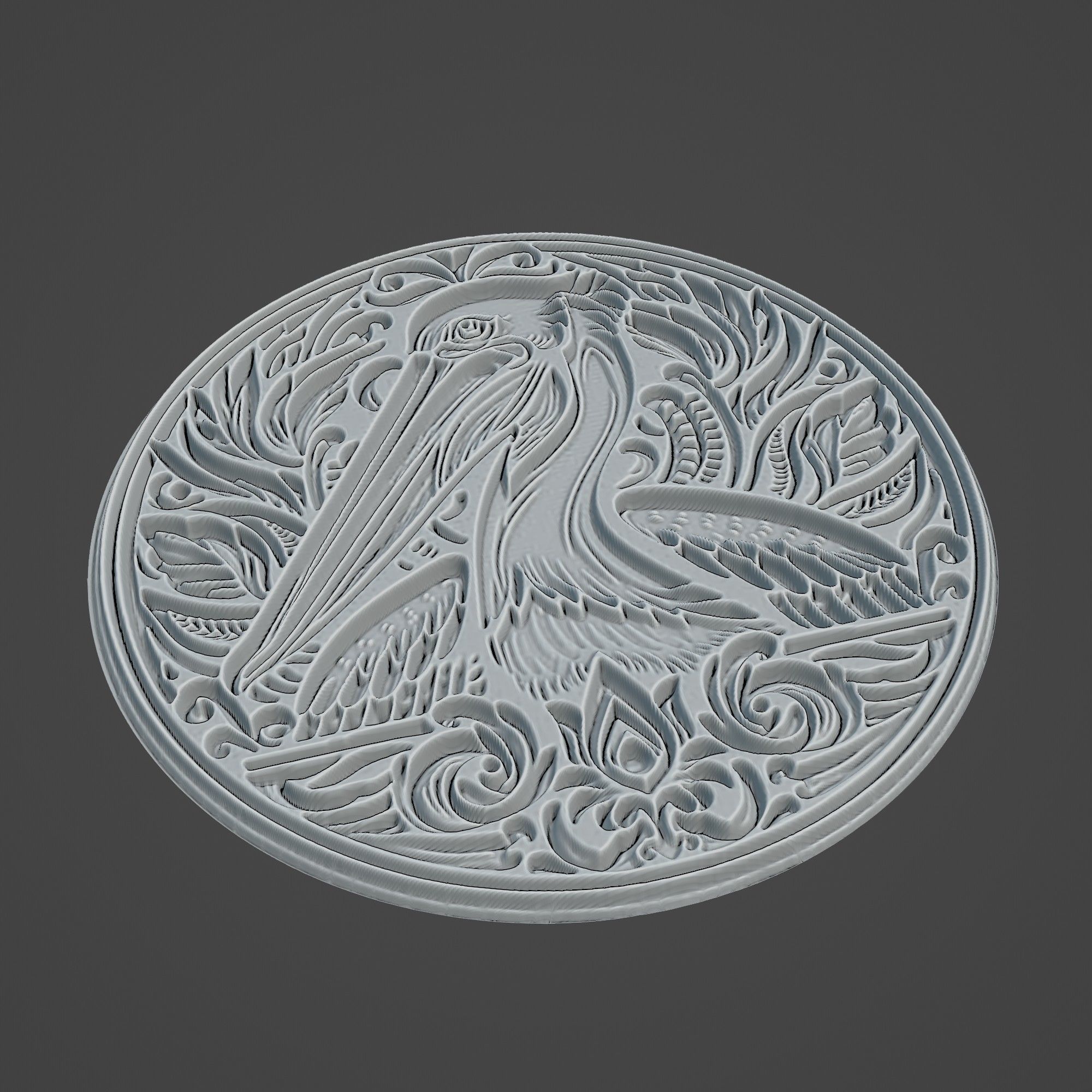 Pelican Animal 3D print model_2