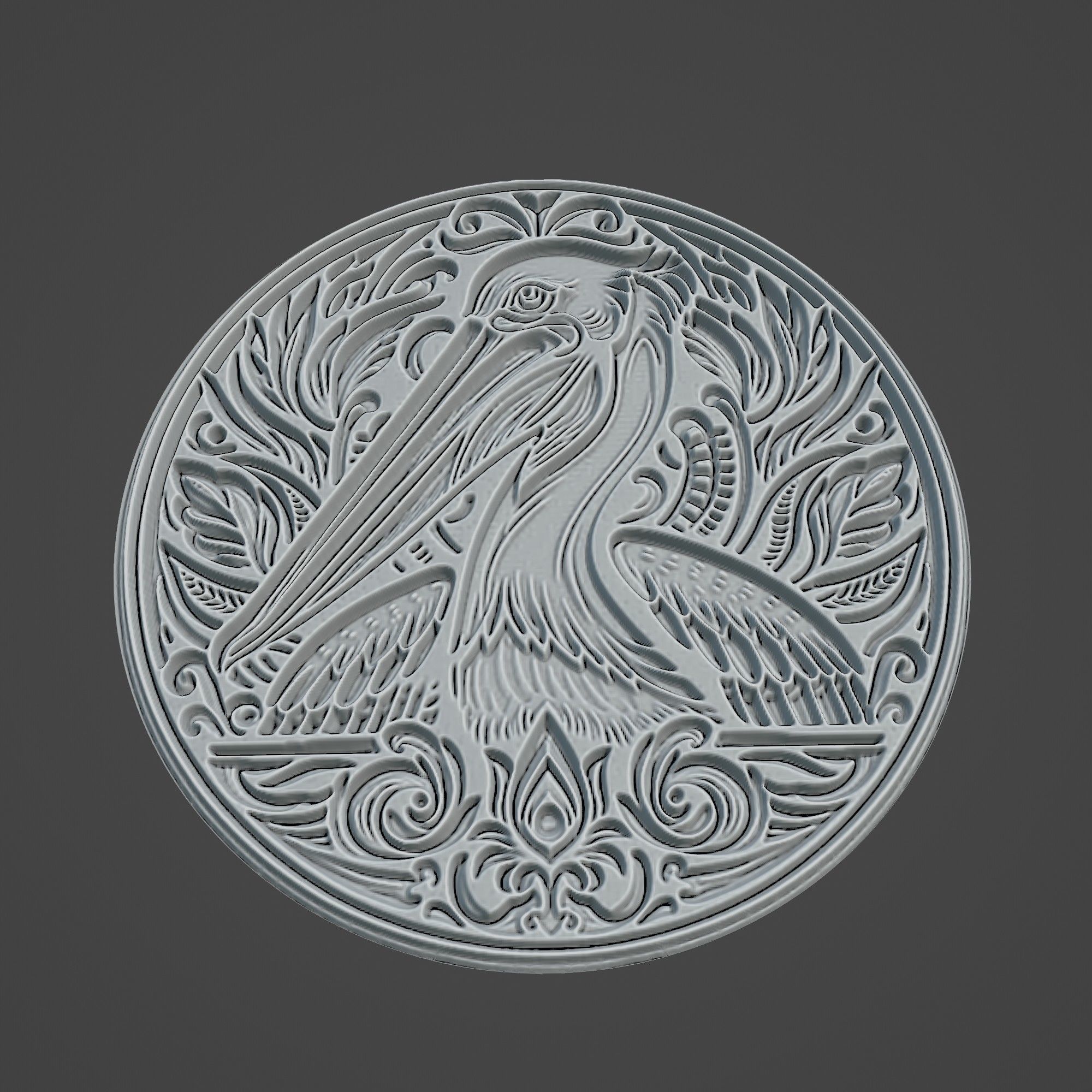 Pelican Animal 3D print model_3