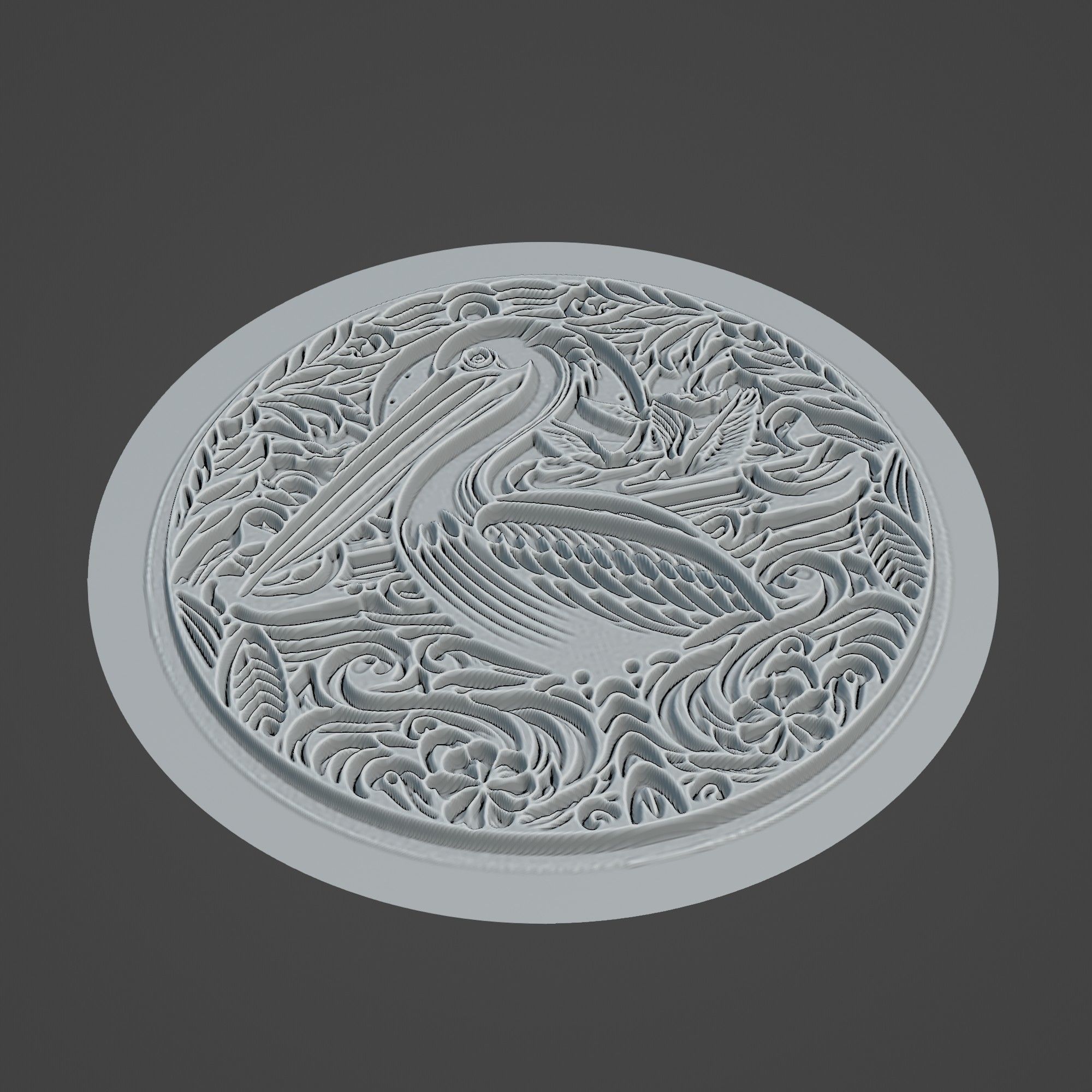 Pelican Animal 3D print model_2