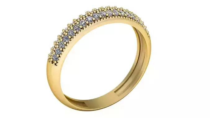 Solitaire Diamond Engagement Ring 3d Printable Model