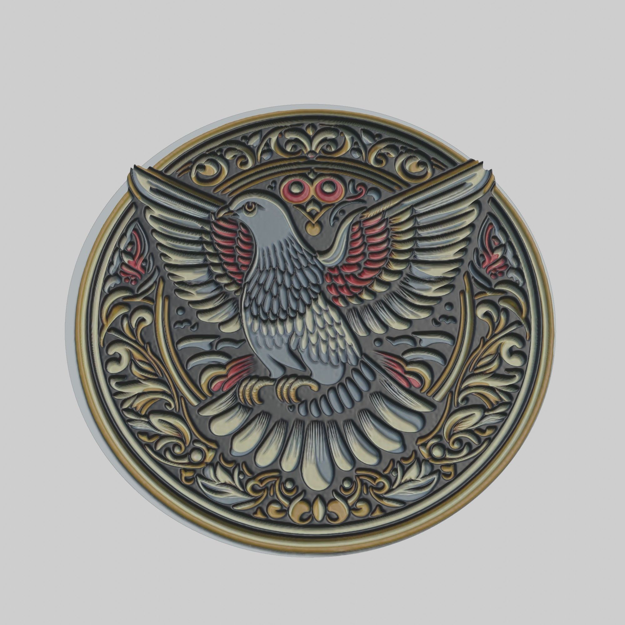 Pigeon Animal 3D print model_1