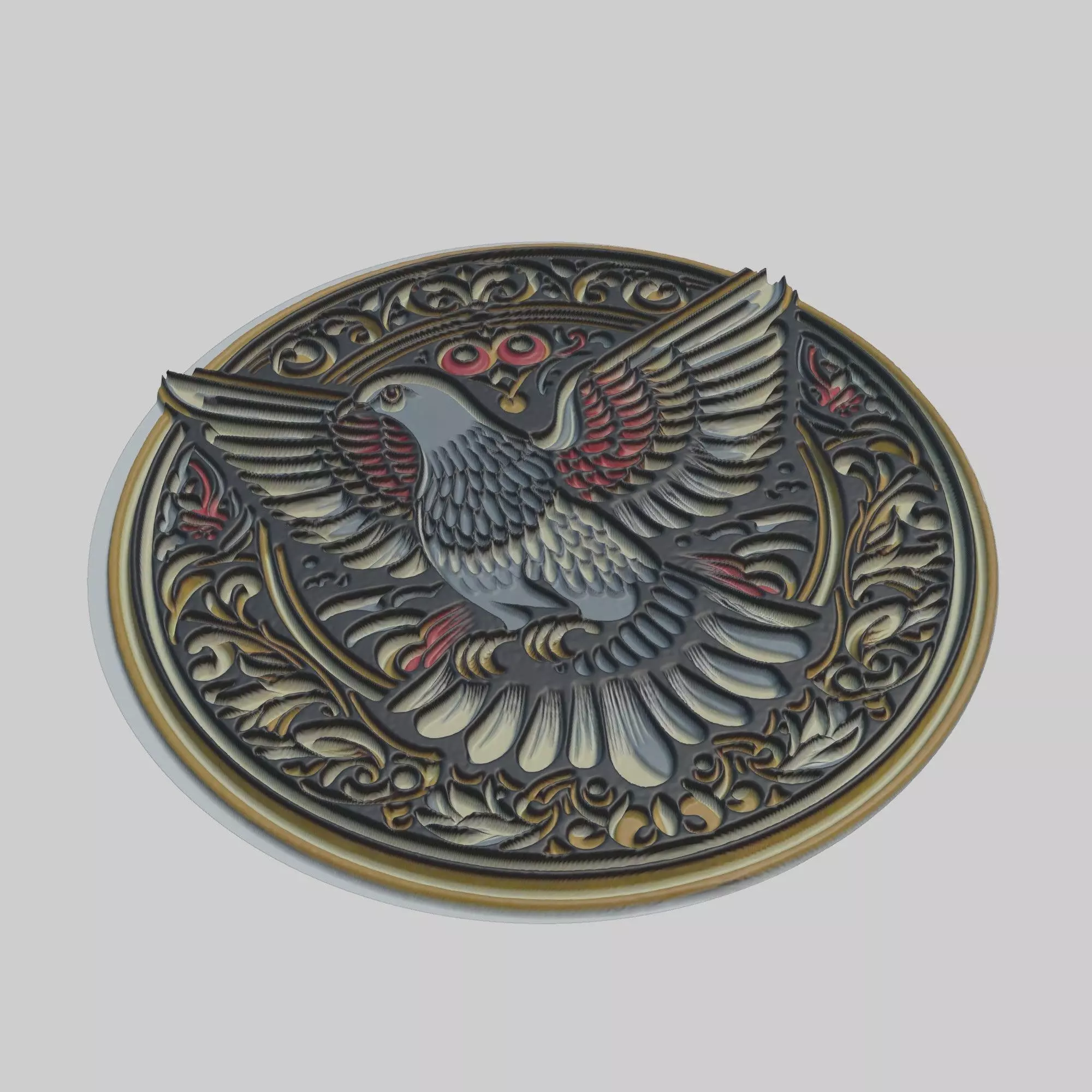 Pigeon Animal 3D print model_0