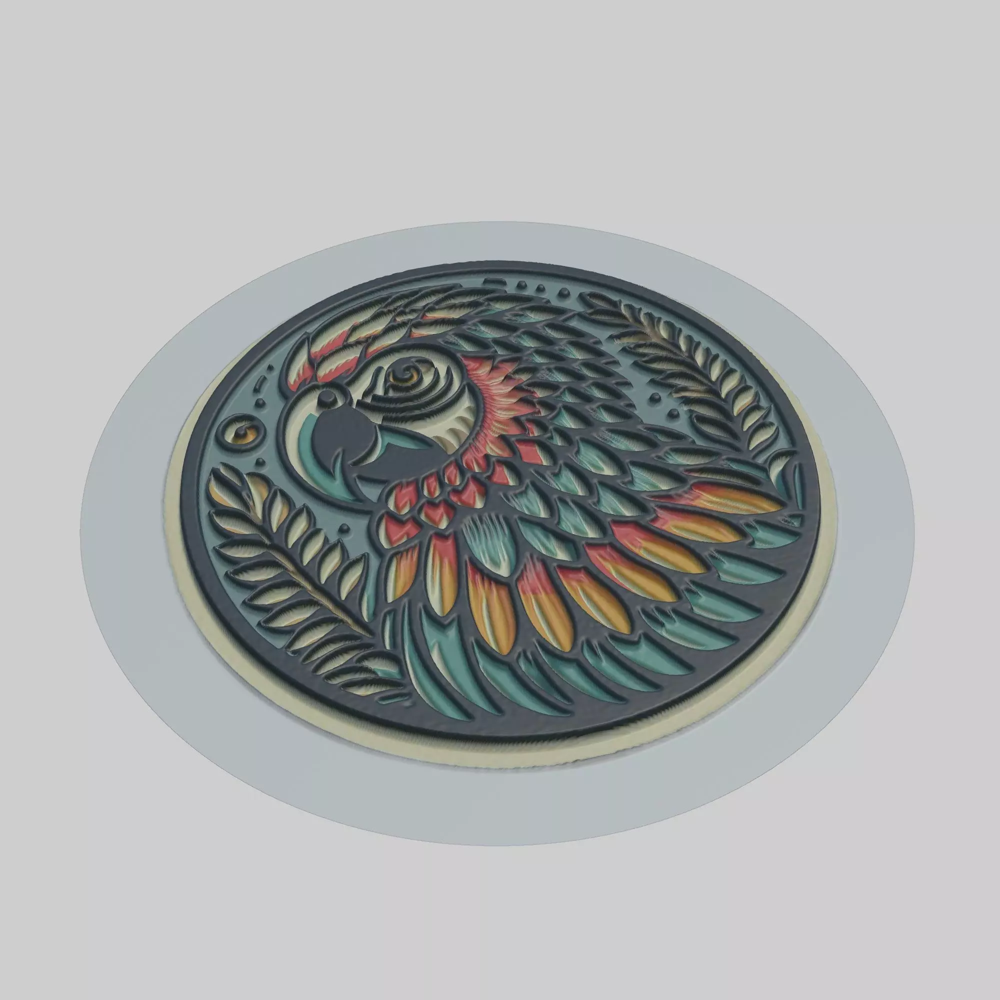 Parrot Animal 3D print model_0