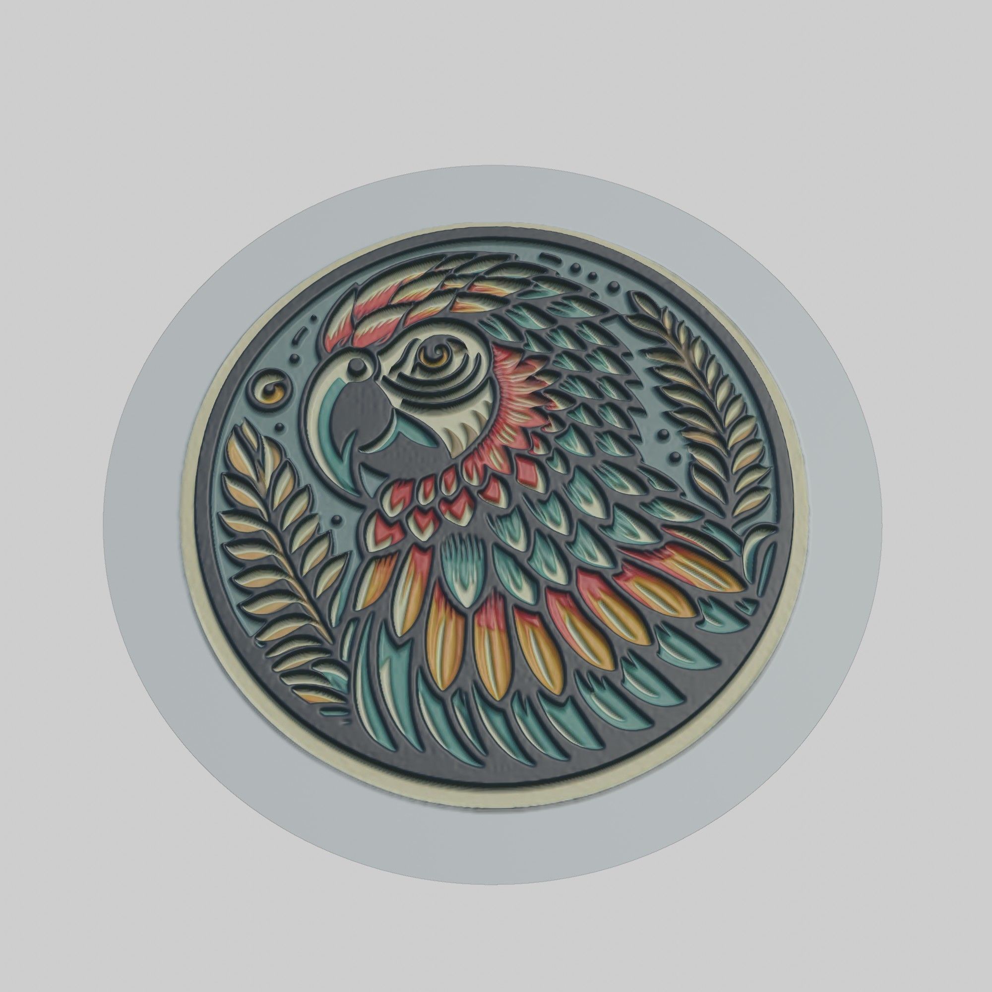 Parrot Animal 3D print model_1