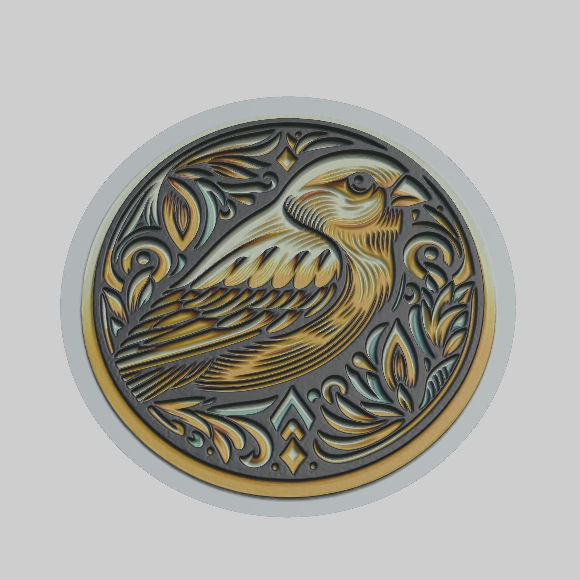 Canary Animal 3D print model_1