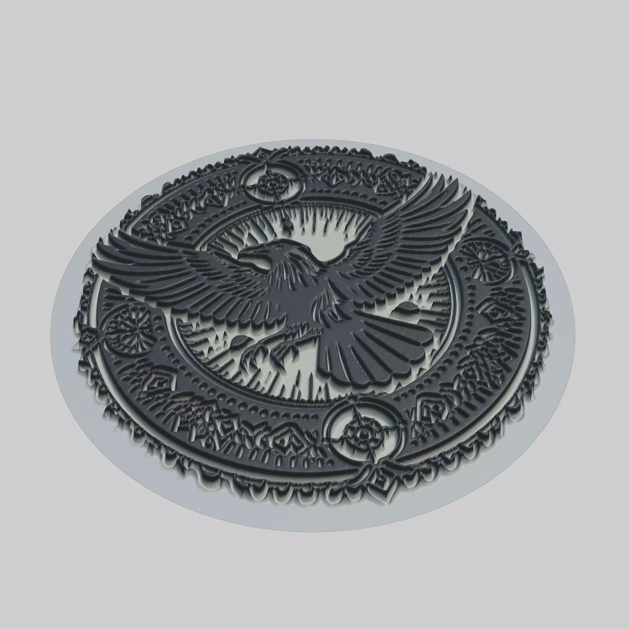 Crow Animal 3D print model_0