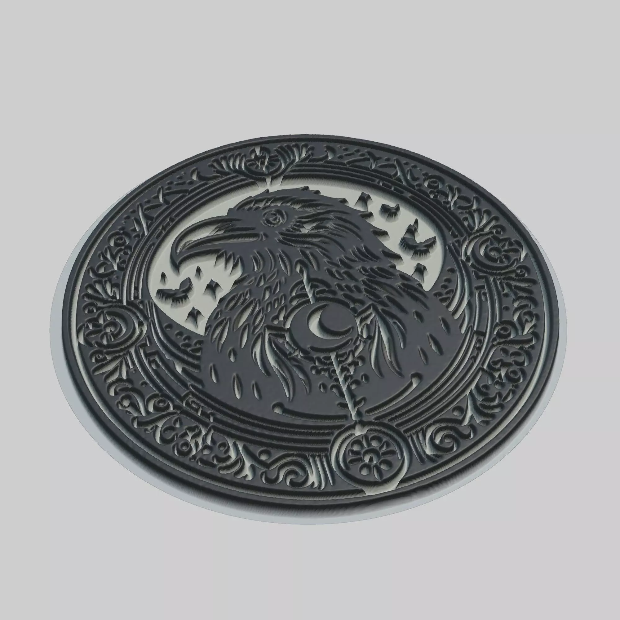 Raven Animal 3D print model_0