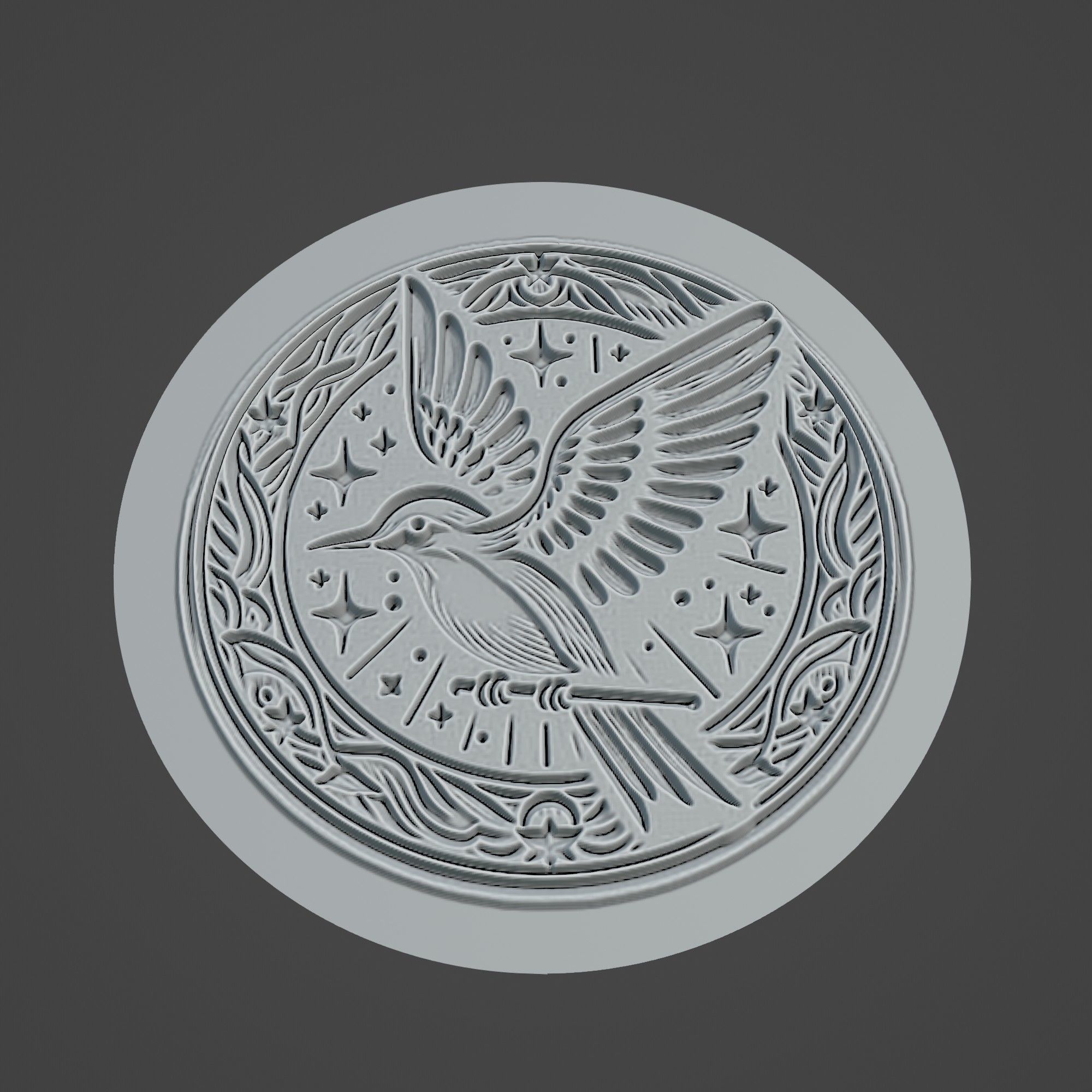 Nightingale Animal 3D print model_3