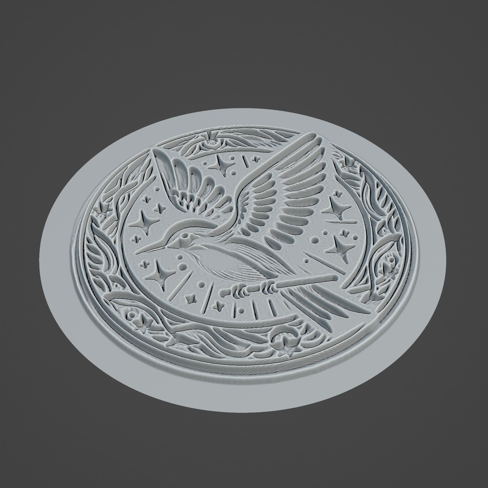 Nightingale Animal 3D print model_2