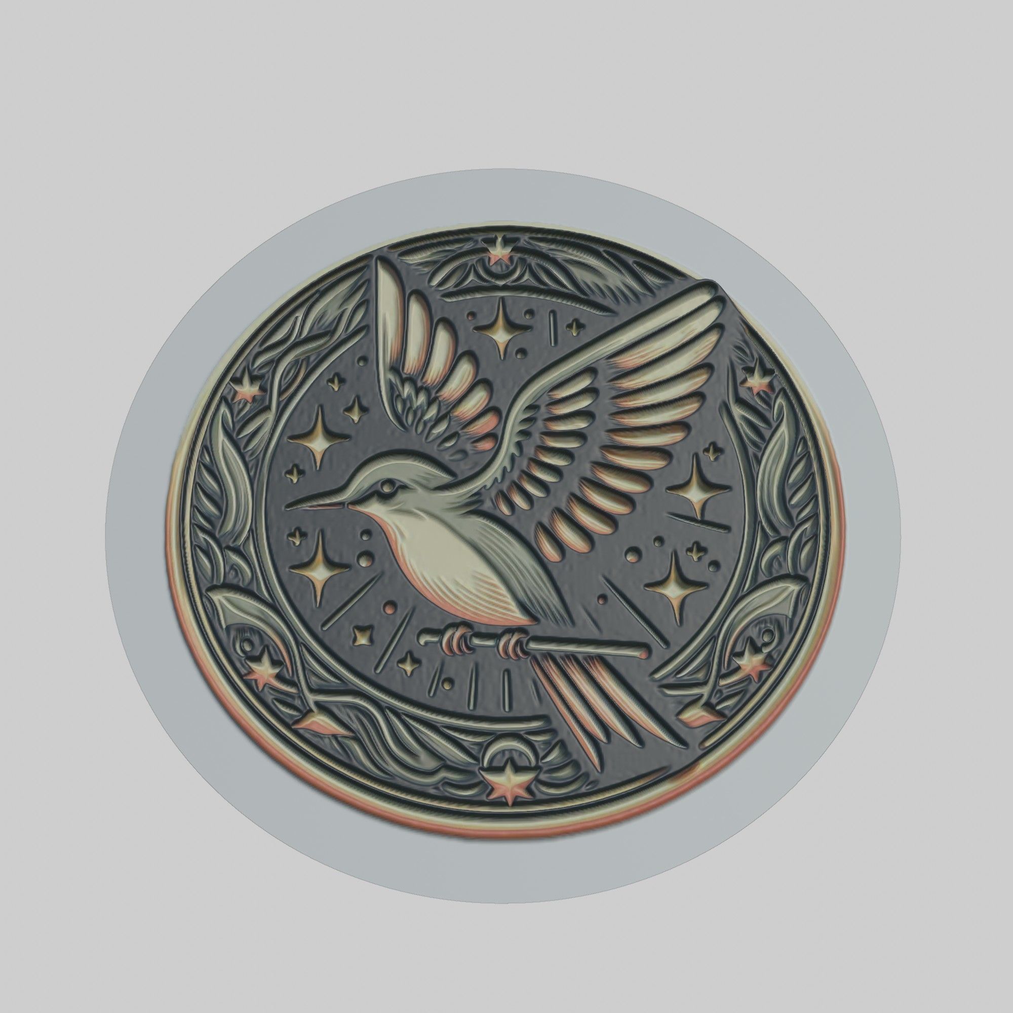 Nightingale Animal 3D print model_1