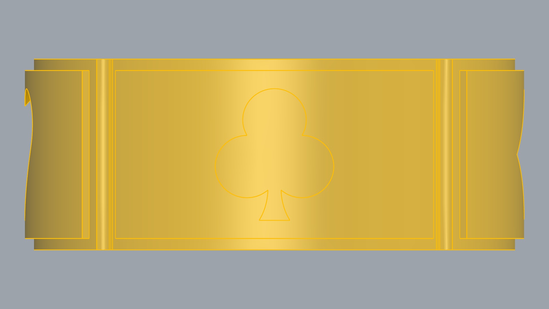 Poker-Themed Ring with Playing Card Suits JDBCo 3D print model_11