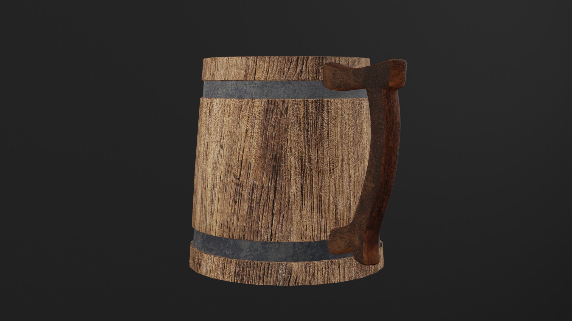 Simple Viking Mug 3D print model_2