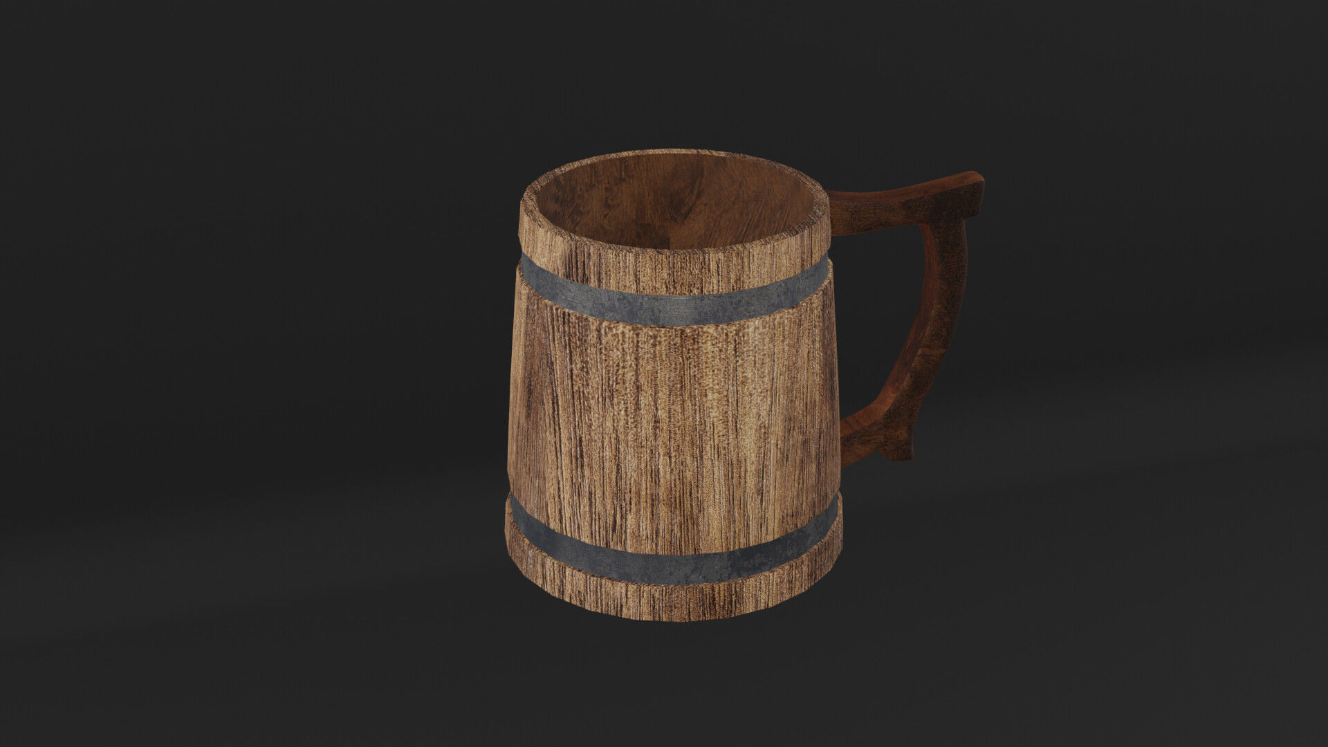 Simple Viking Mug 3D print model_1