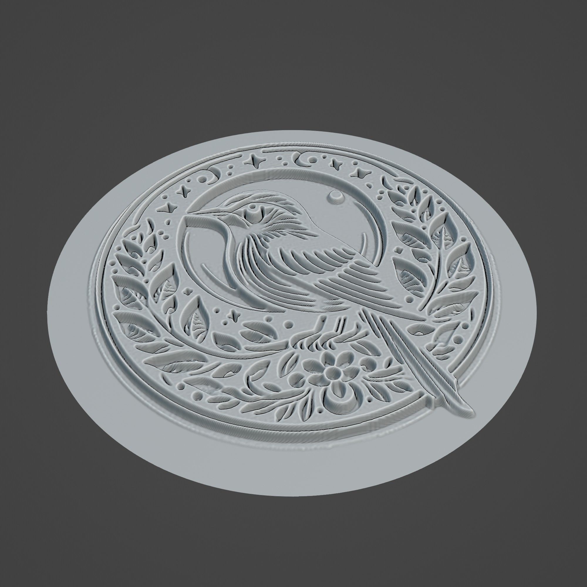 Nightingale Animal 3D print model_2