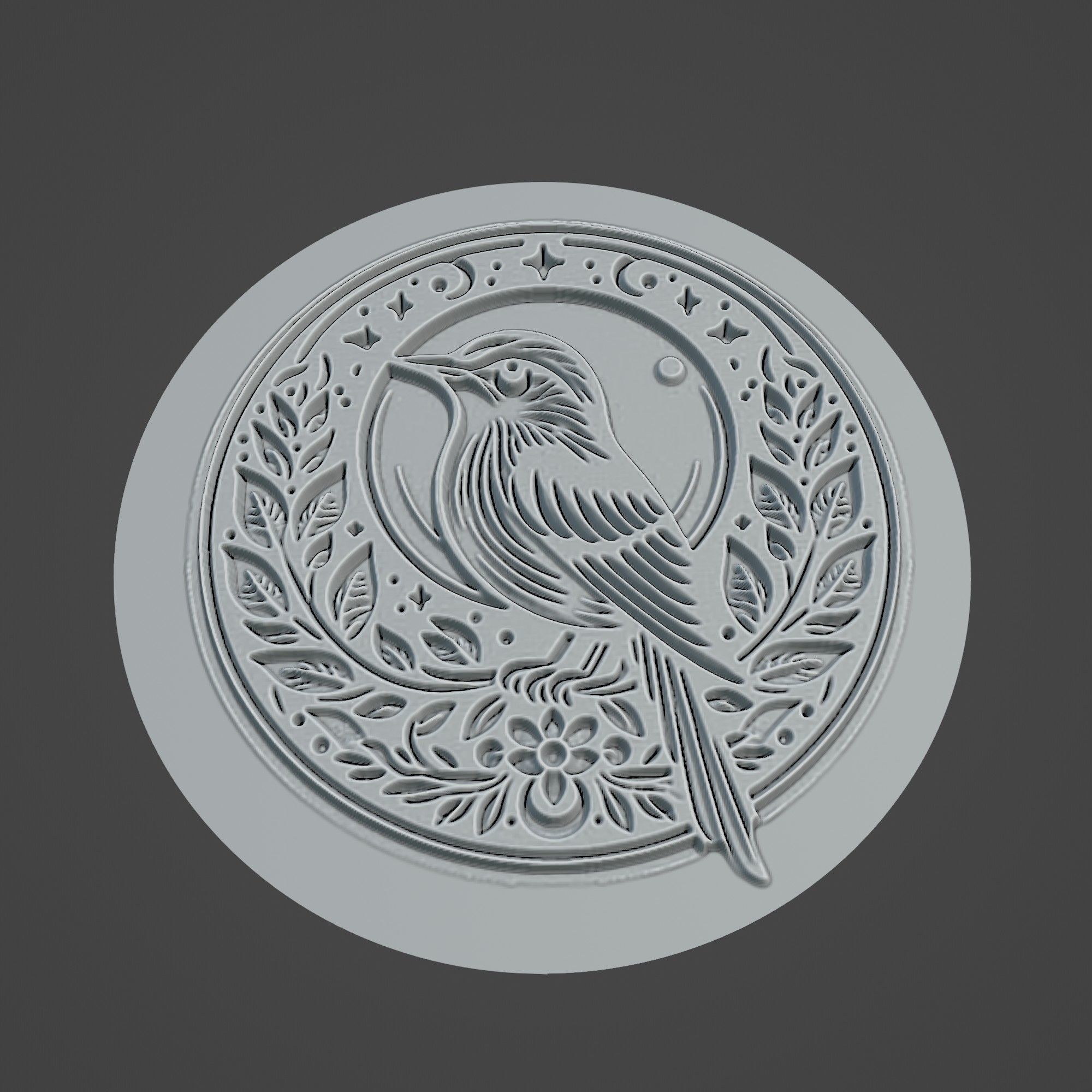 Nightingale Animal 3D print model_3