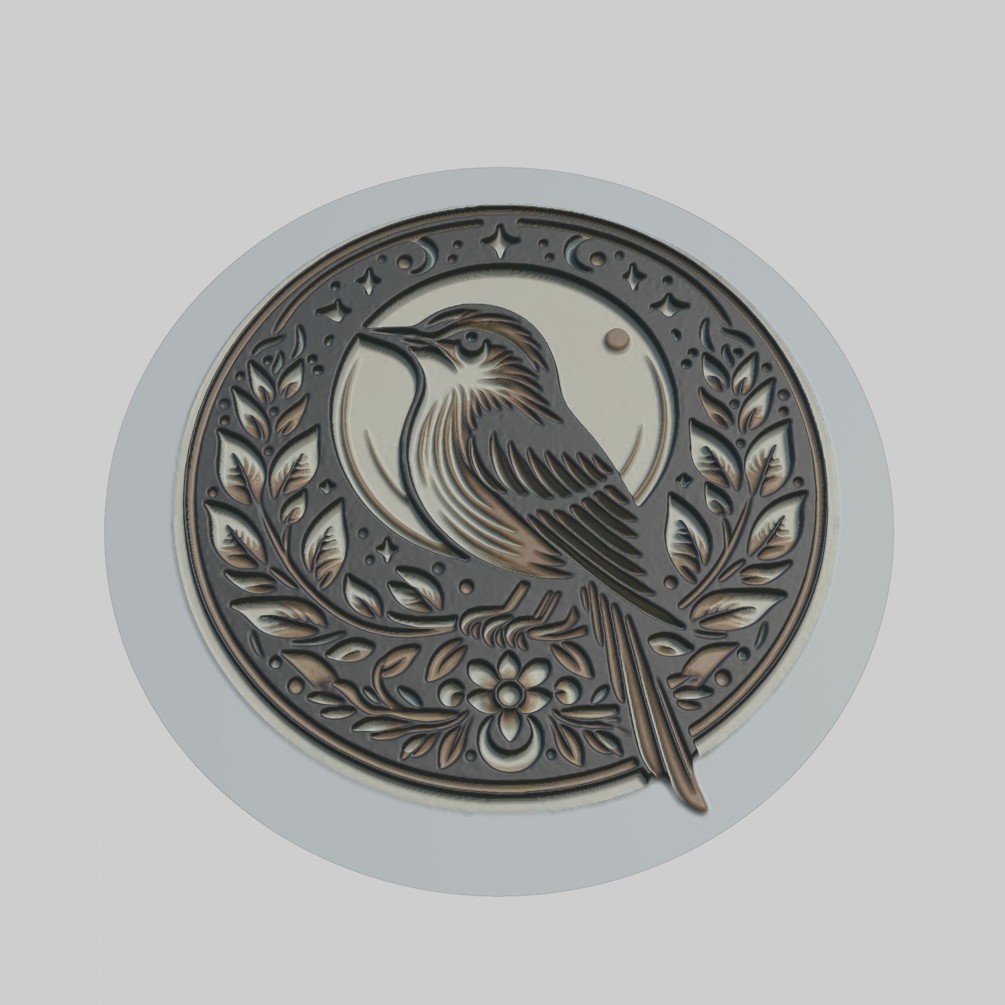 Nightingale Animal 3D print model_1