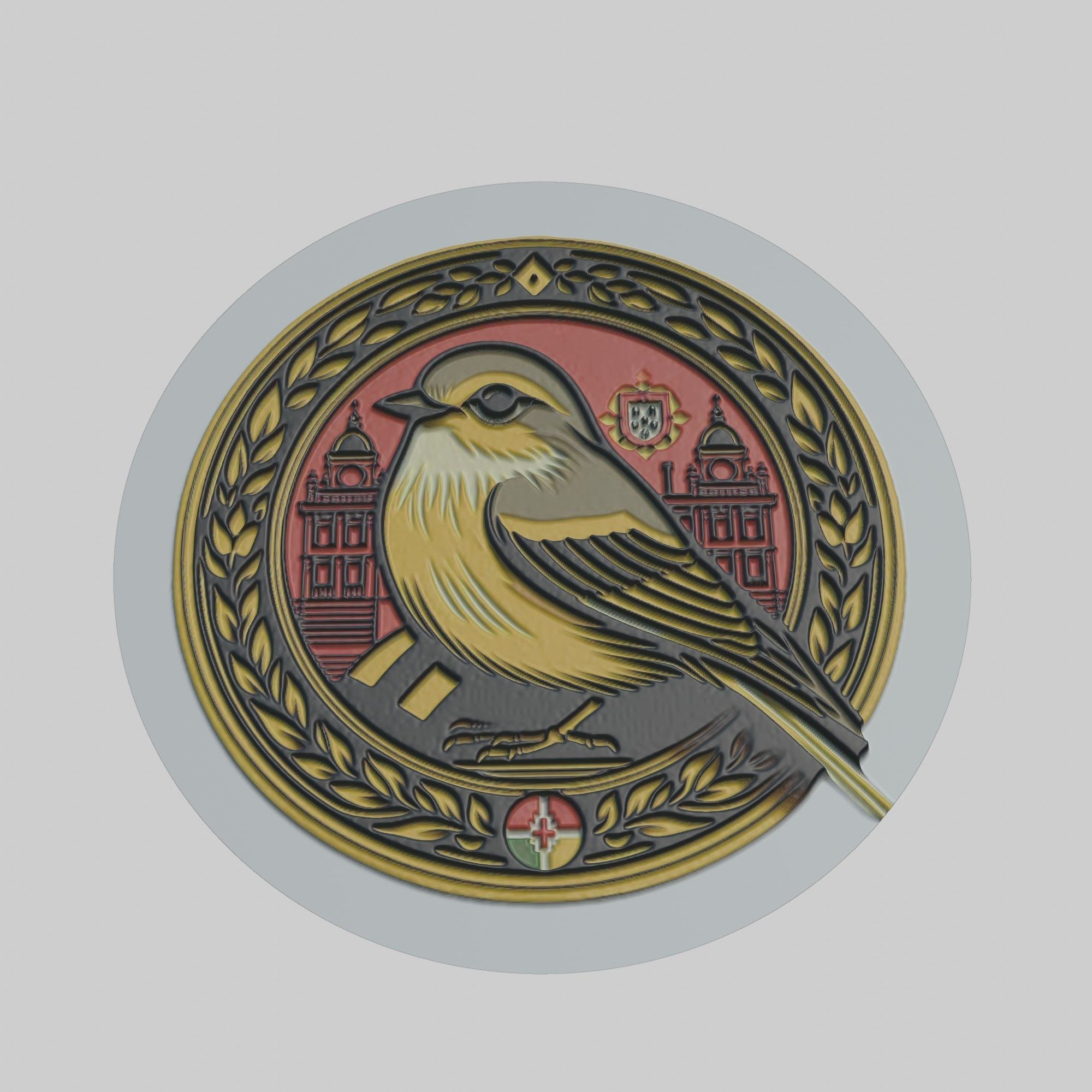 Canary Animal 3D print model_1