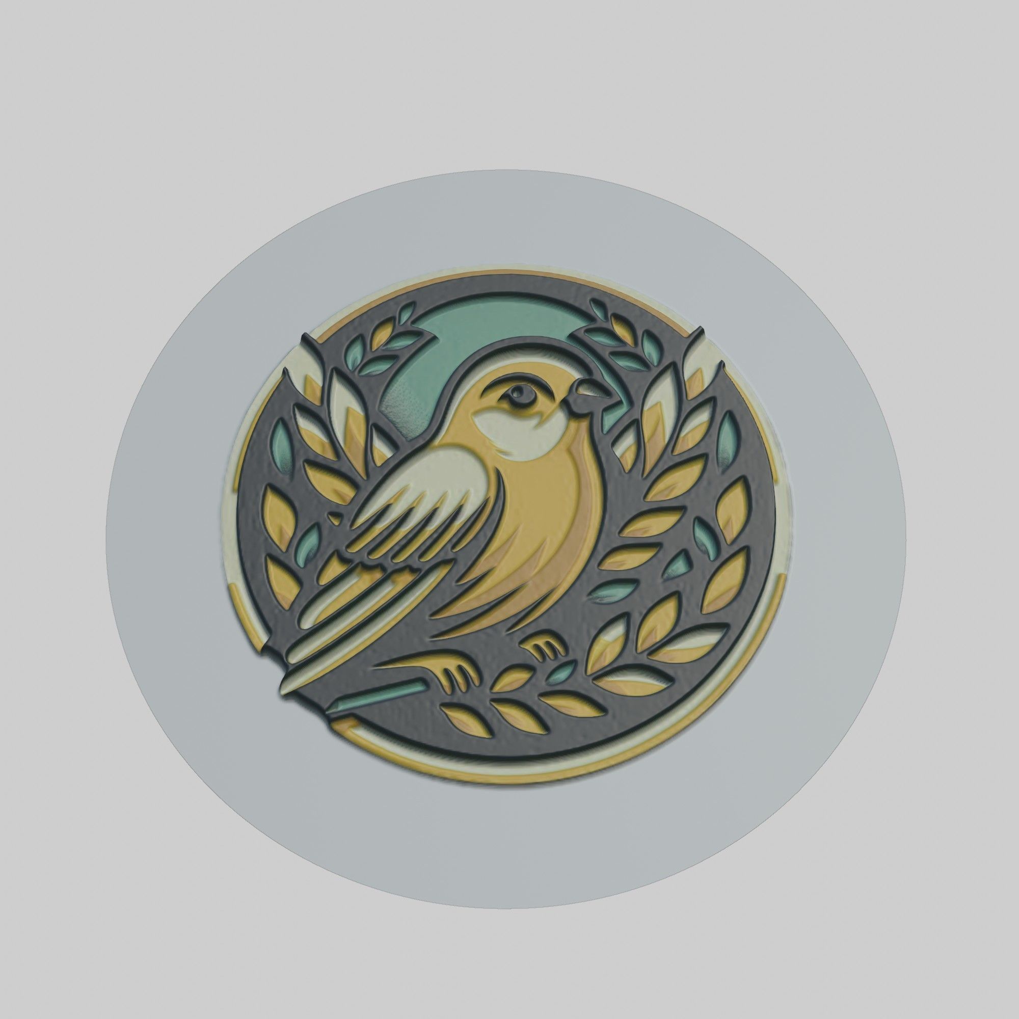 Canary Animal 3D print model_1