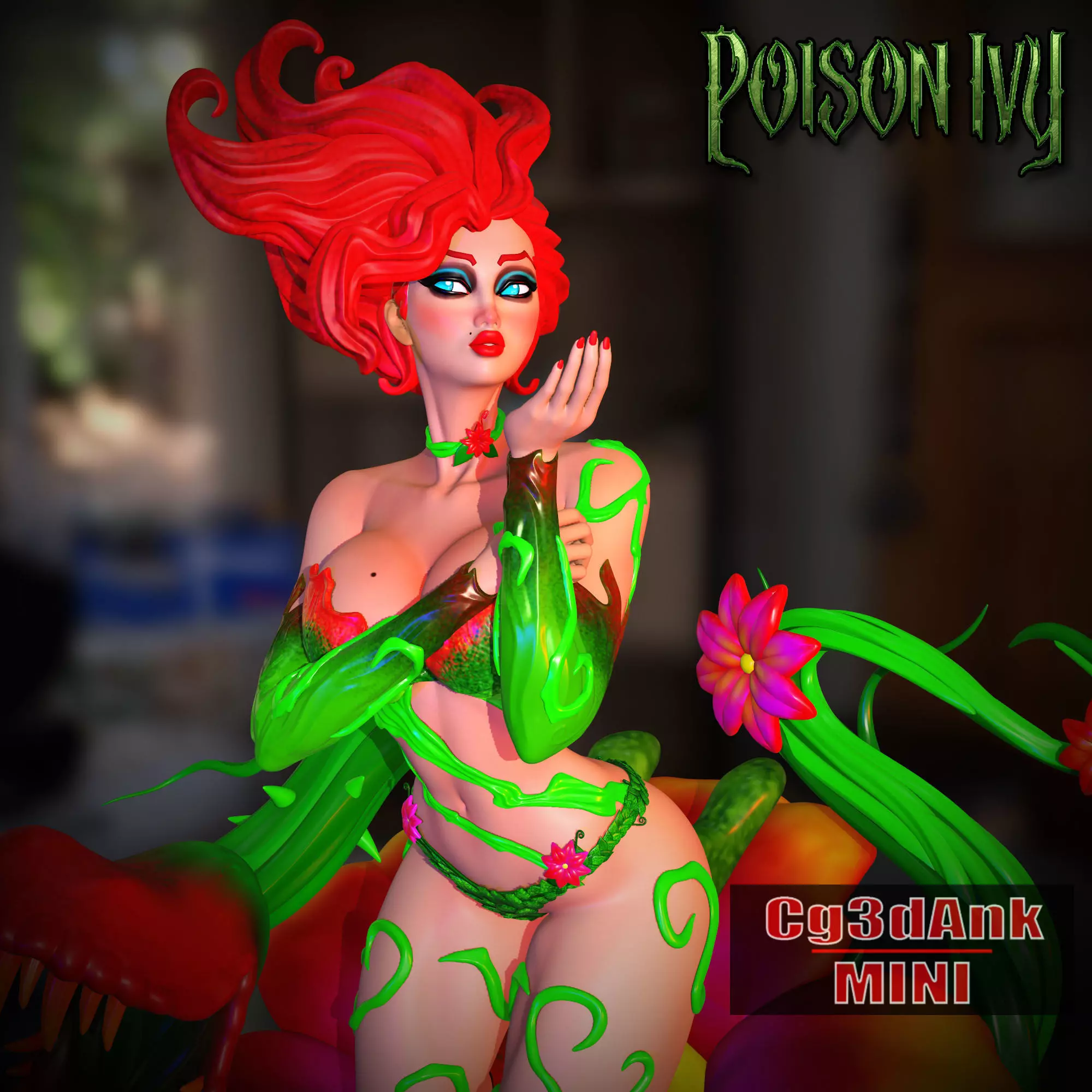 POISON IVY STL FAN ART  3D print model_0