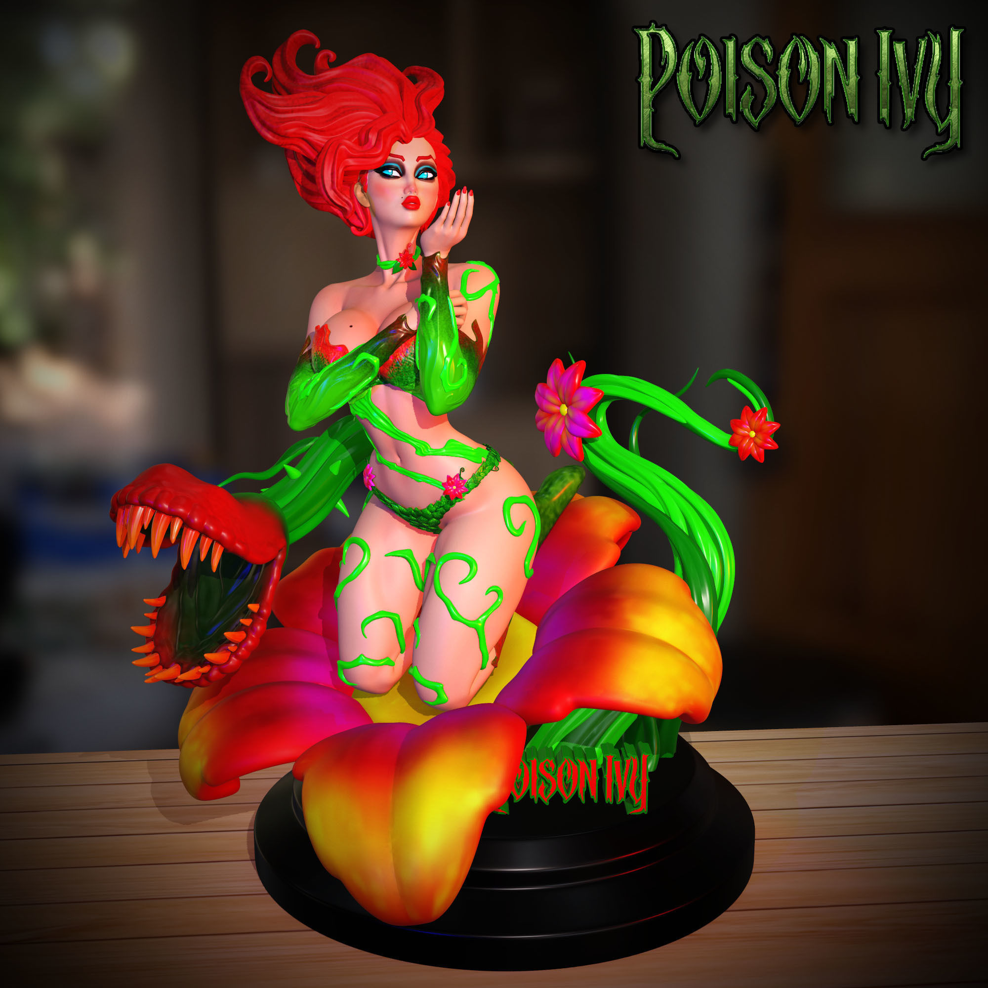 POISON IVY STL FAN ART  3D print model_2