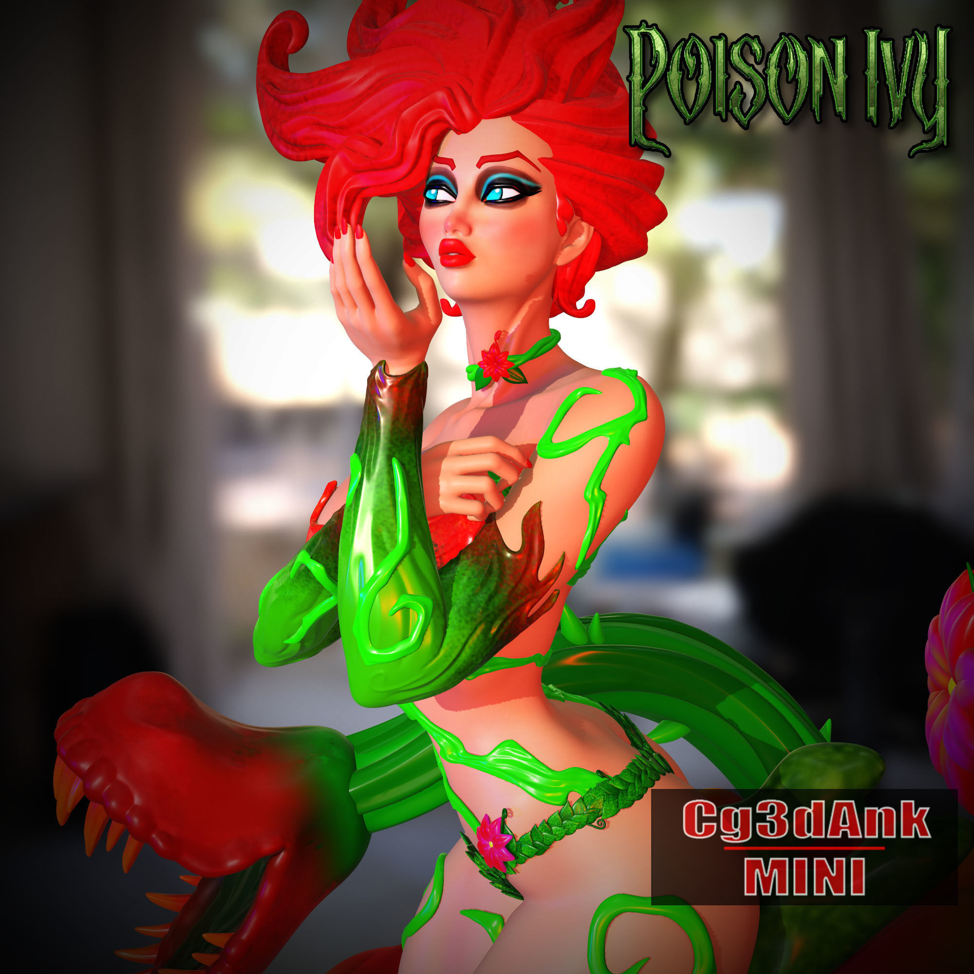 POISON IVY STL FAN ART  3D print model_1