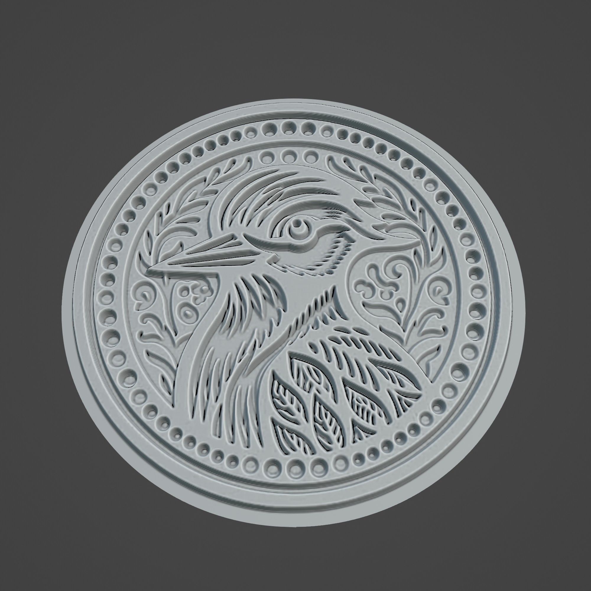 Woodpecker Animal 3D print model_3