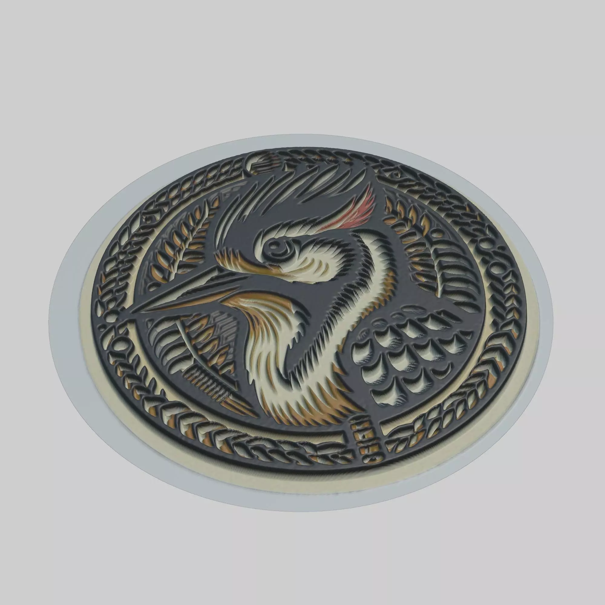 Woodpecker Animal 3D print model_0