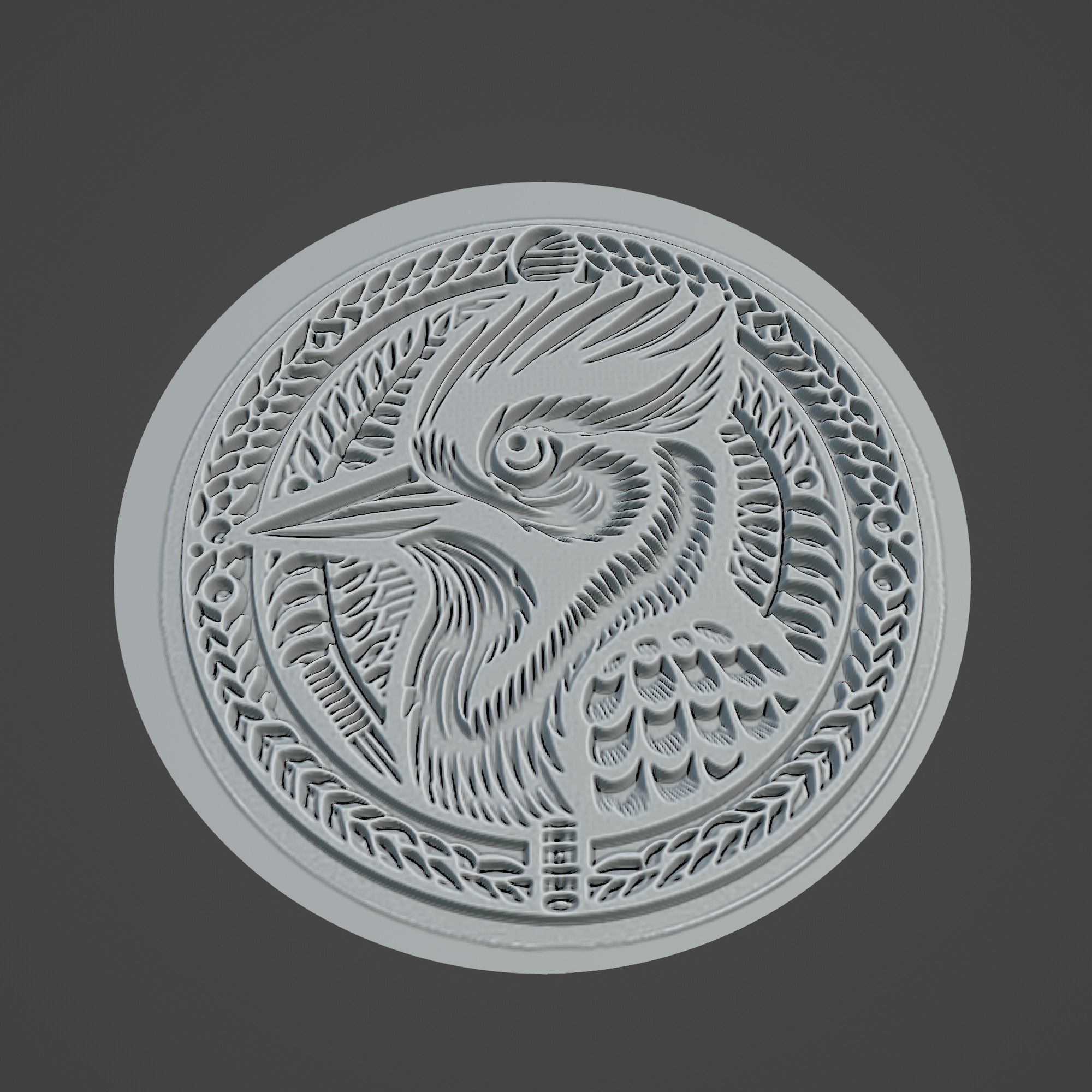 Woodpecker Animal 3D print model_3