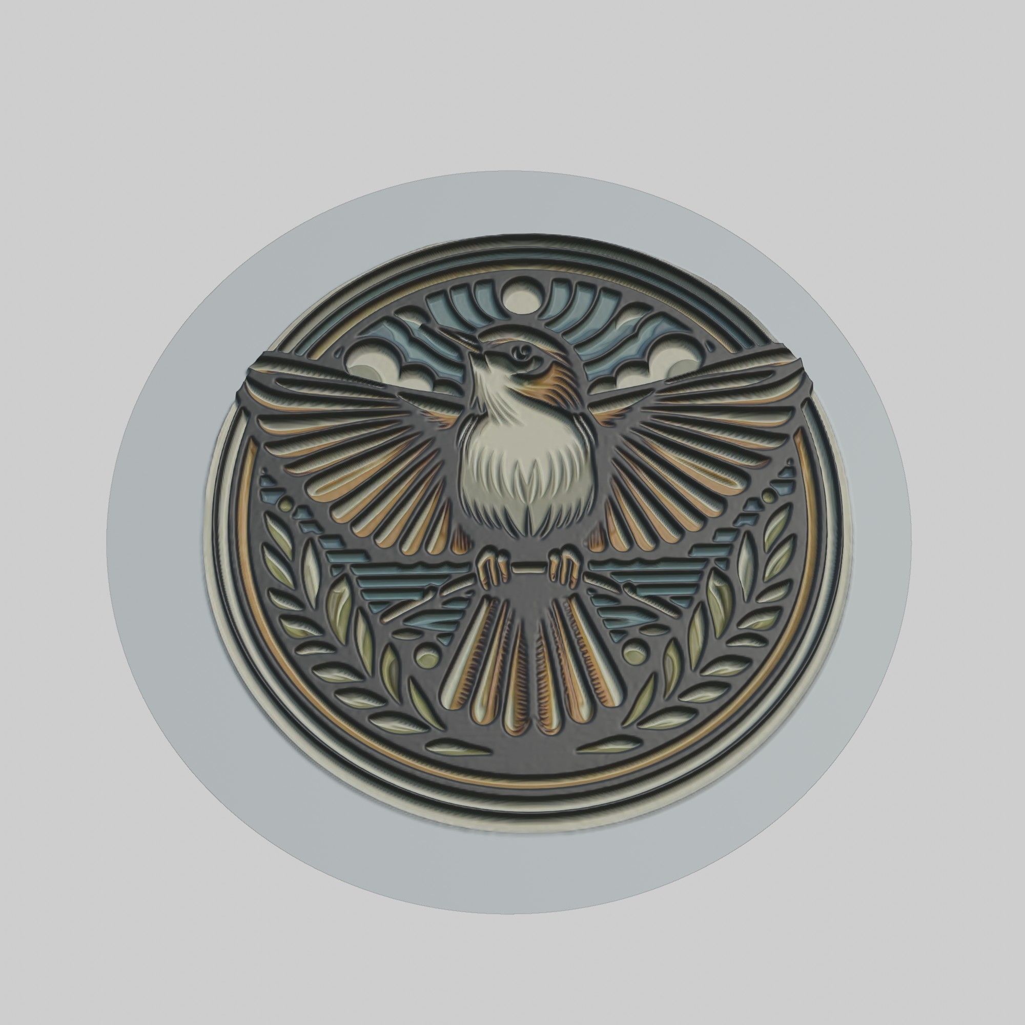 Wren Animal 3D print model_1