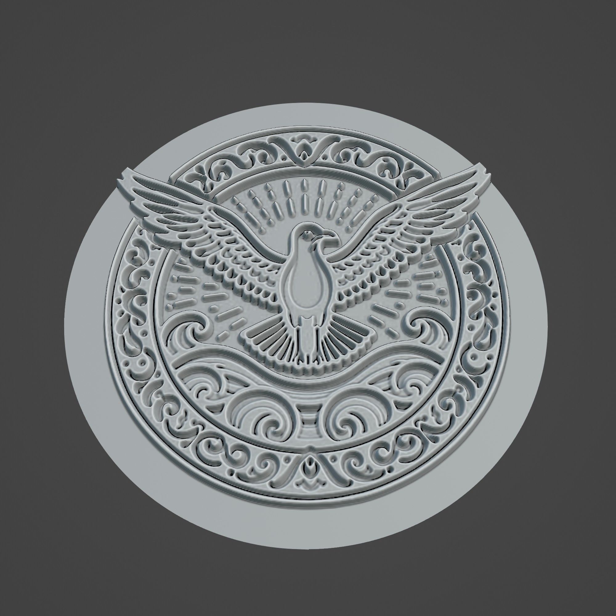 Seagull Animal 3D print model_3