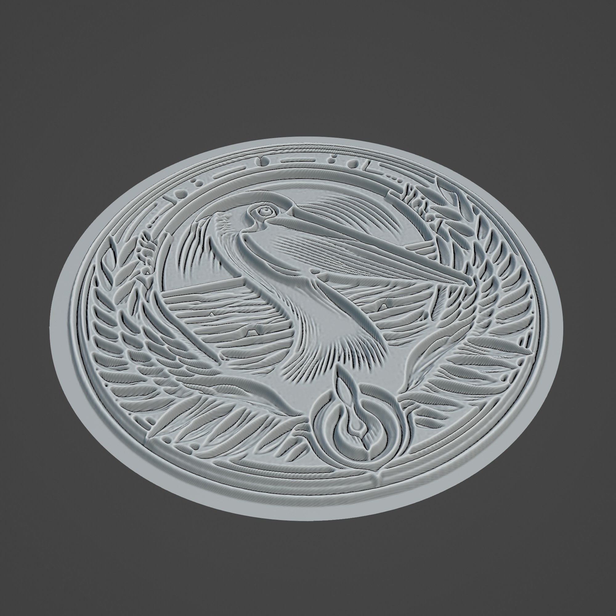 Pelican Animal 3D print model_2