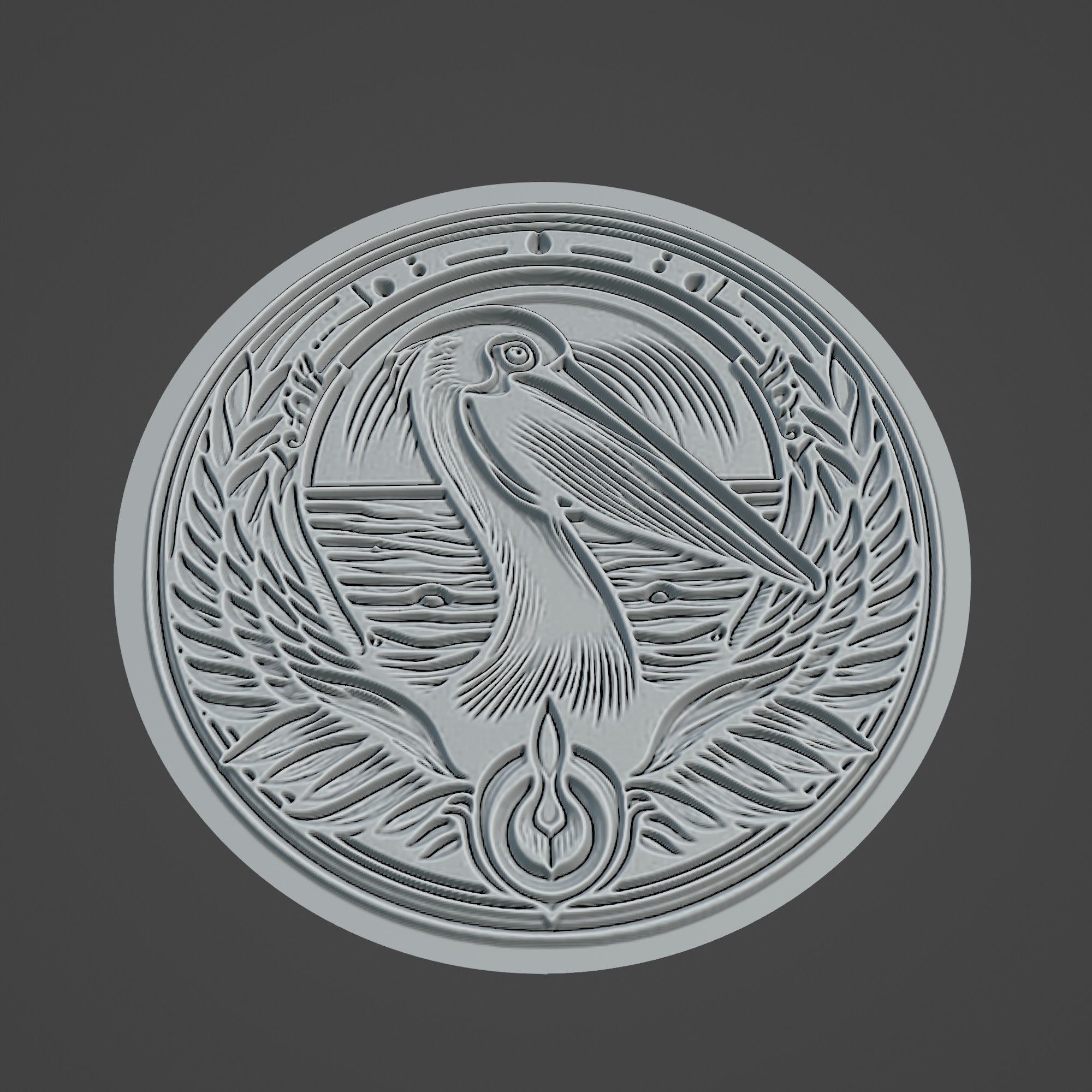 Pelican Animal 3D print model_3