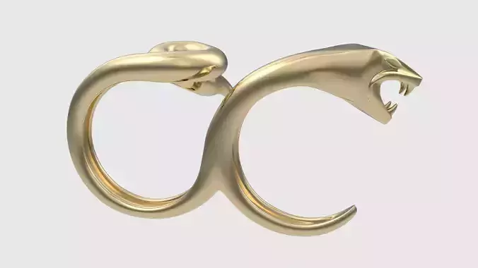 Viper Twin-Finger Ring JDBCo 3D print model
