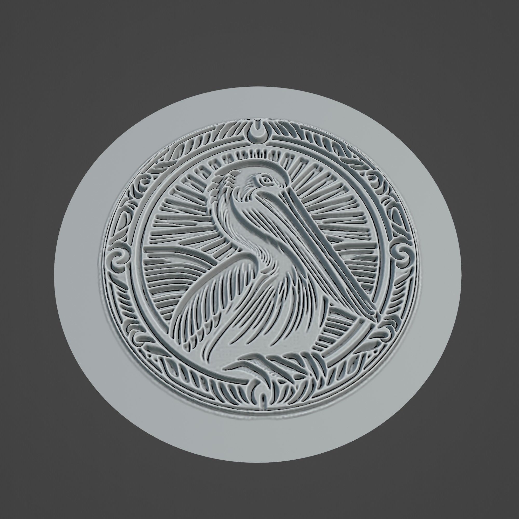 Pelican Animal 3D print model_3