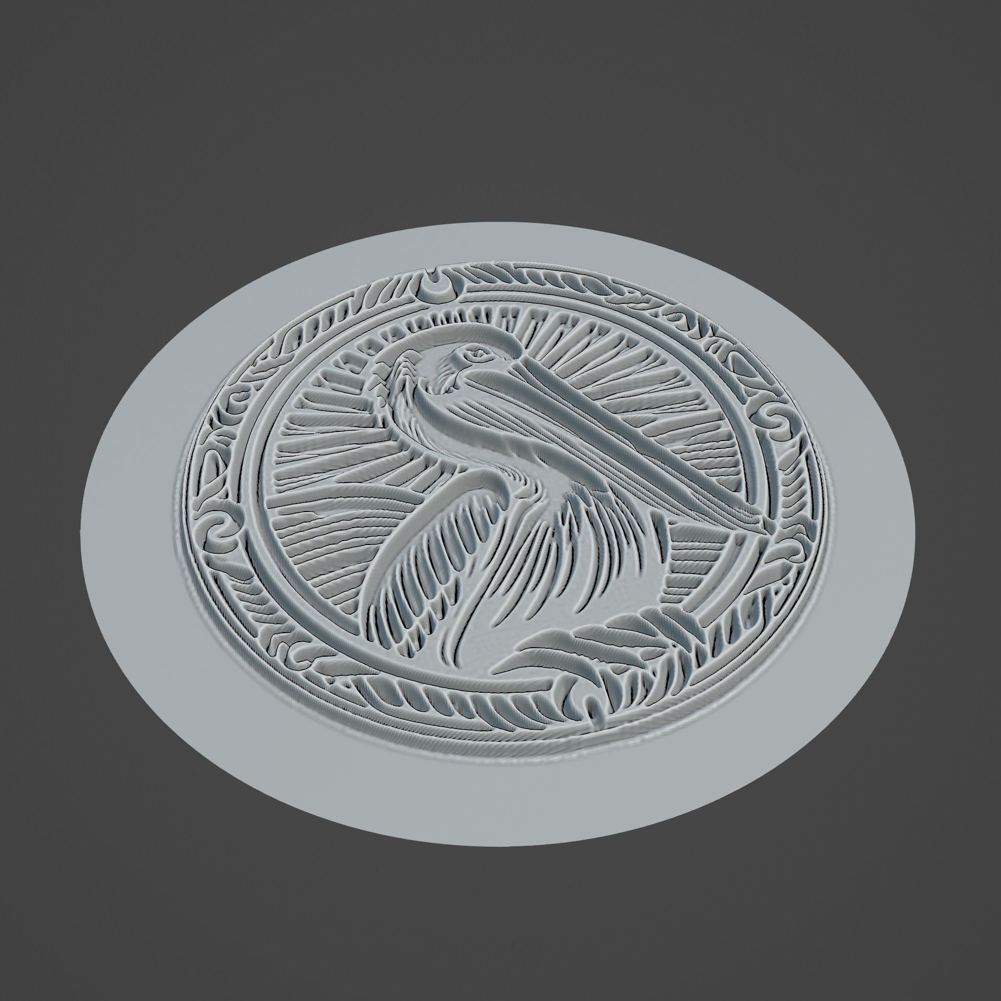 Pelican Animal 3D print model_2