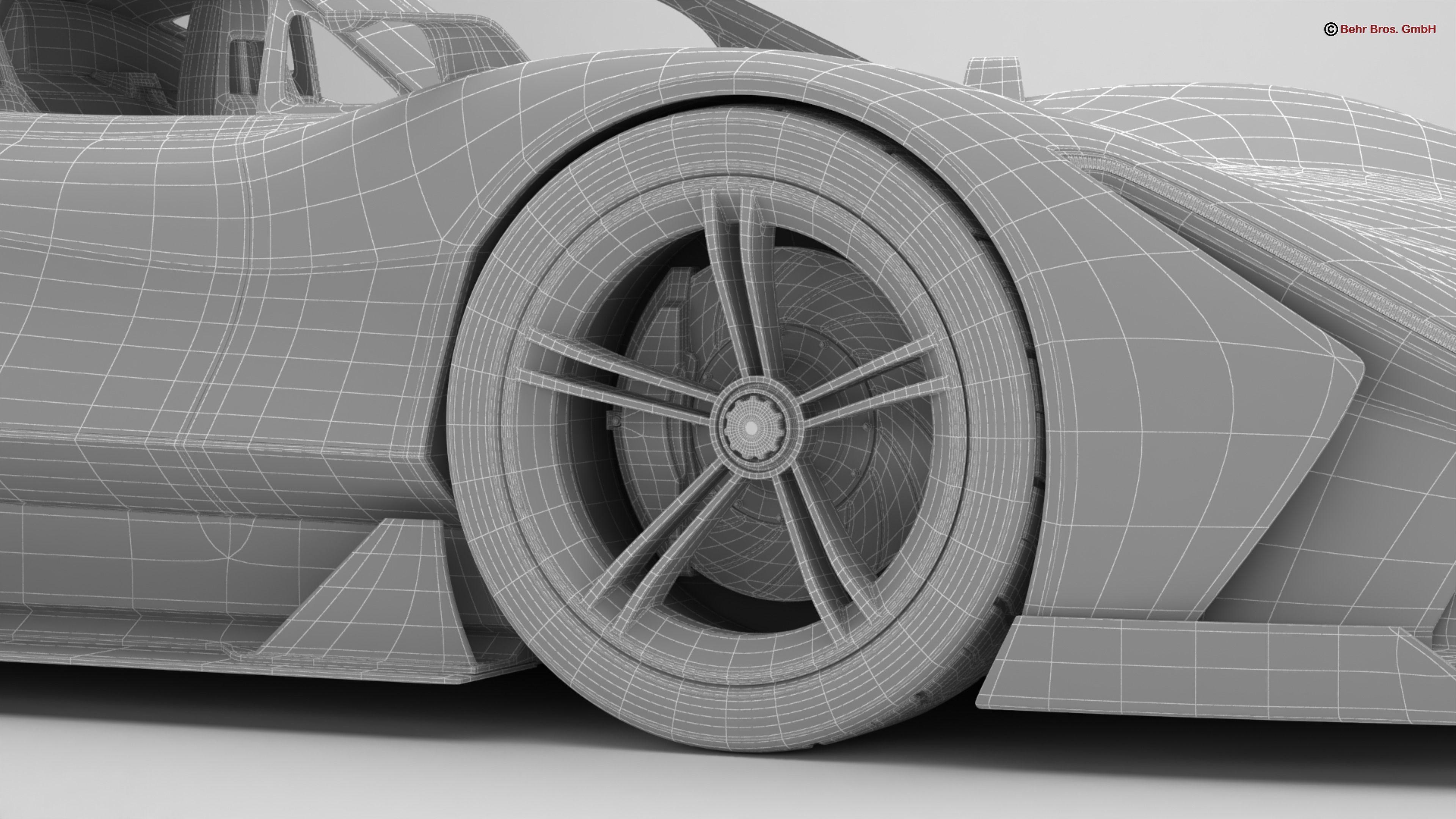 Generic Future EV Supercar 2050 3D model_23