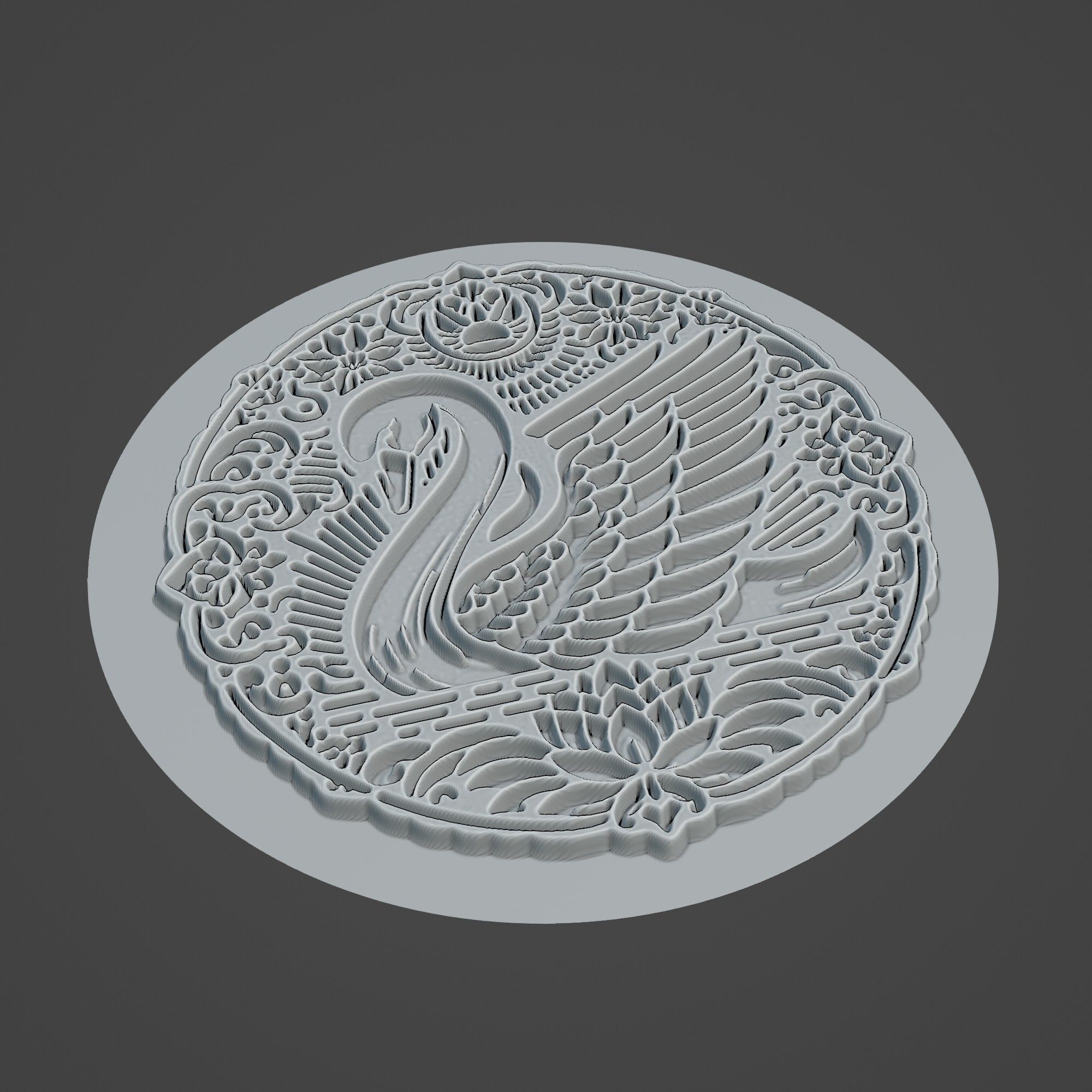 Swan Animal 3D print model_2