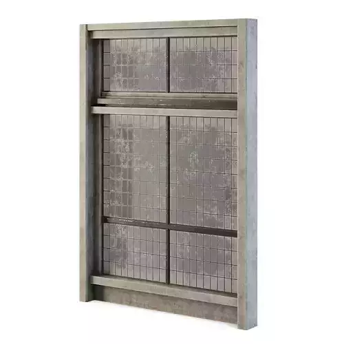 Factory Side Wall with Windows