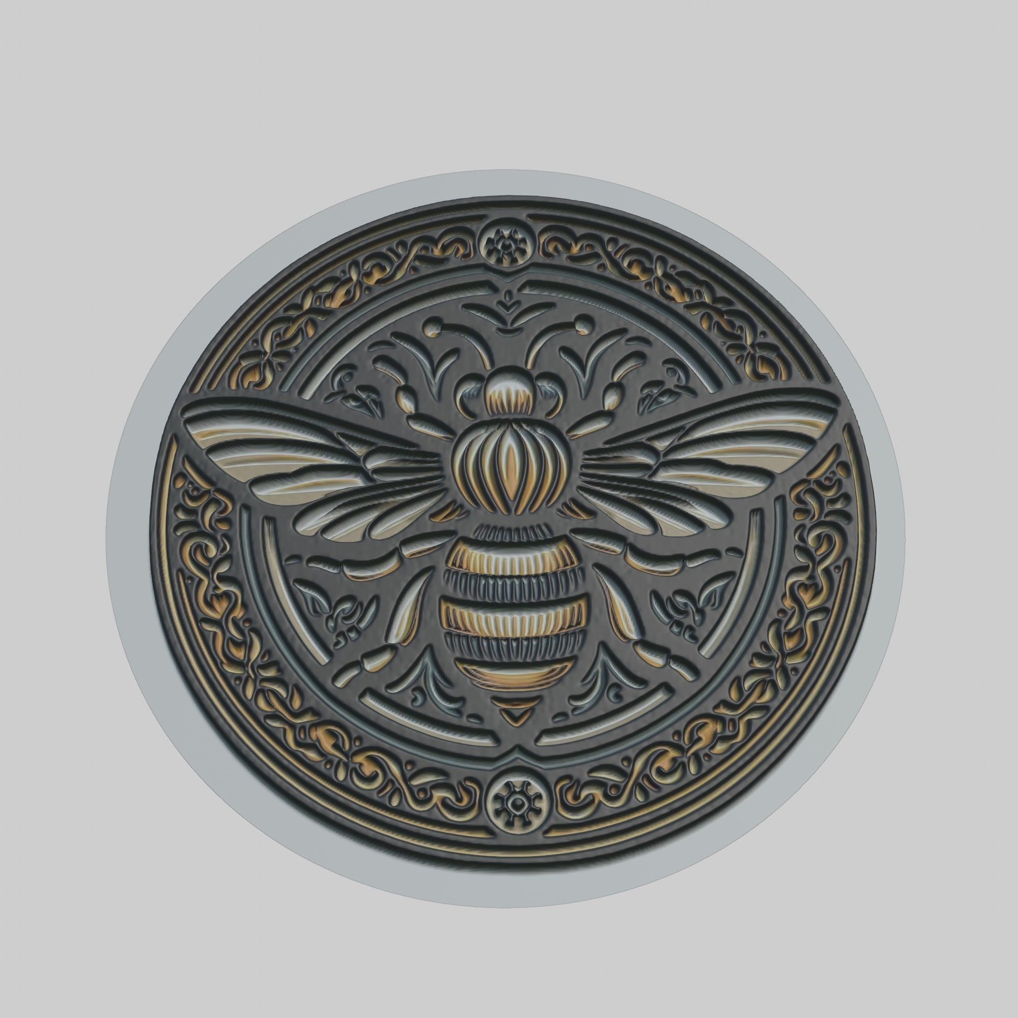 Bee Animal 3D print model_1