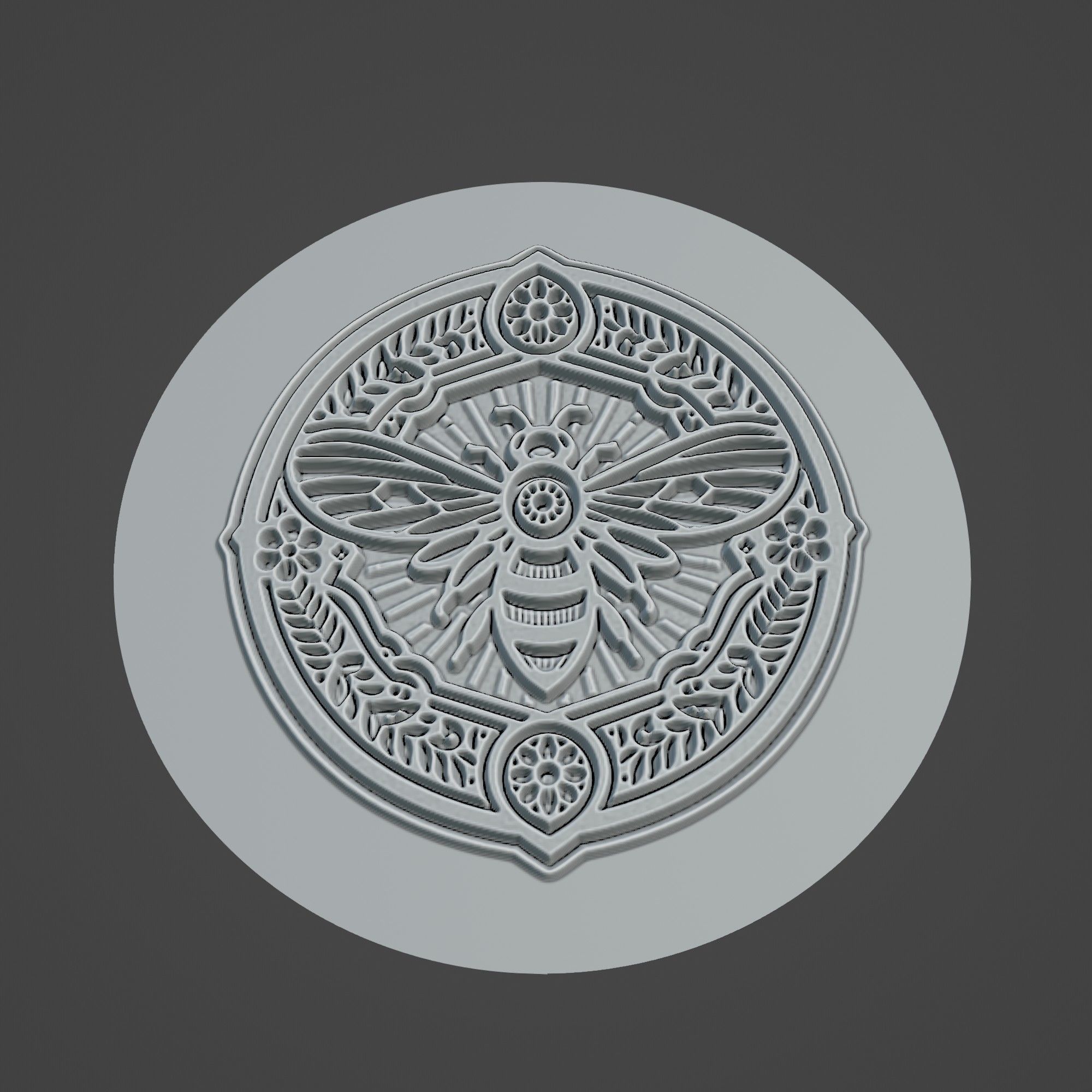 Bee Animal 3D print model_3