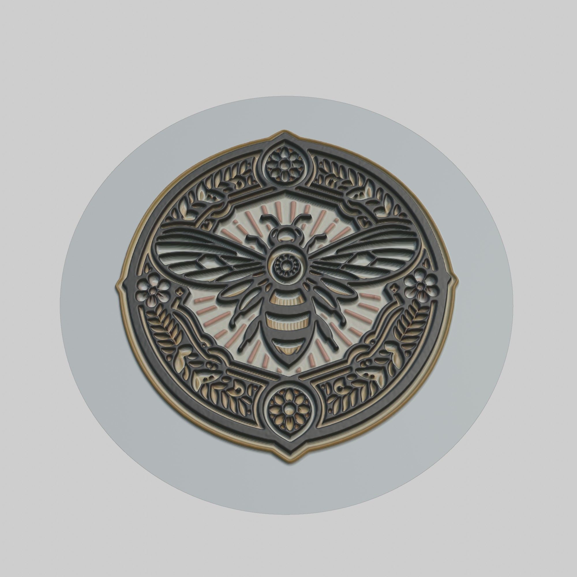 Bee Animal 3D print model_1