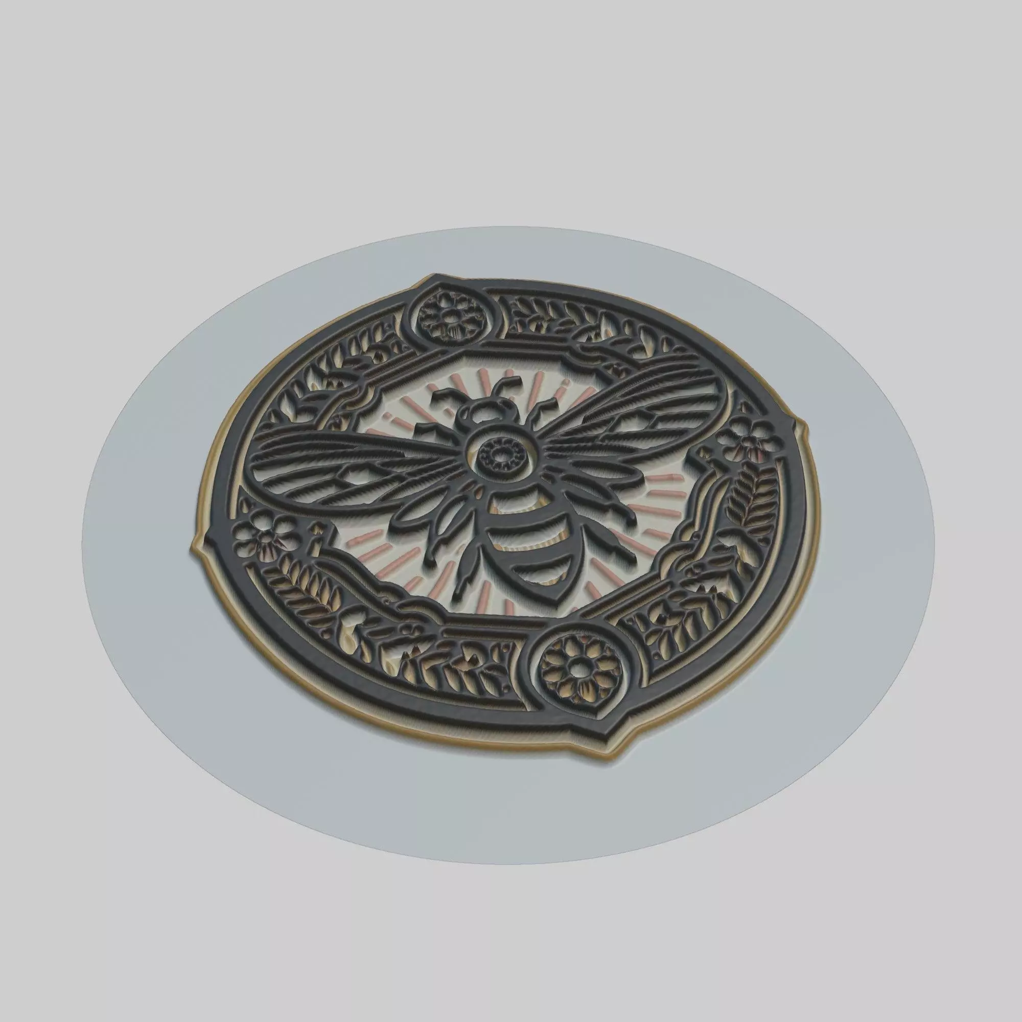 Bee Animal 3D print model_0