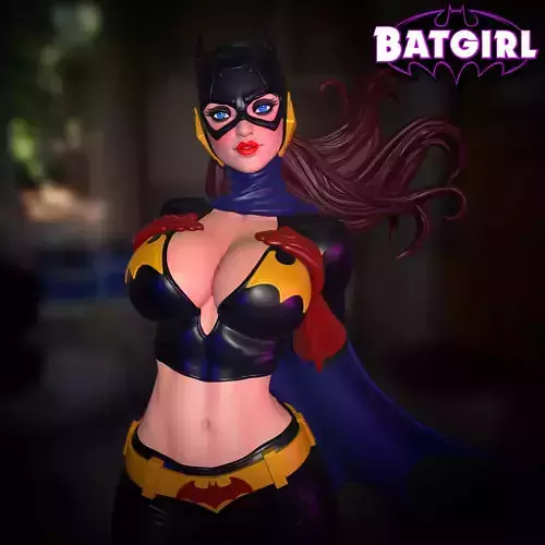BAT GIRL - SEMI REALISTIC  FAN ART