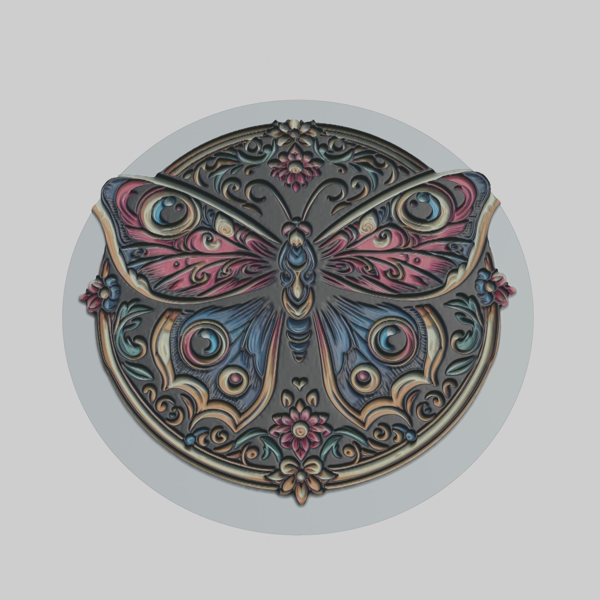 Butterfly Animal 3D print model_1