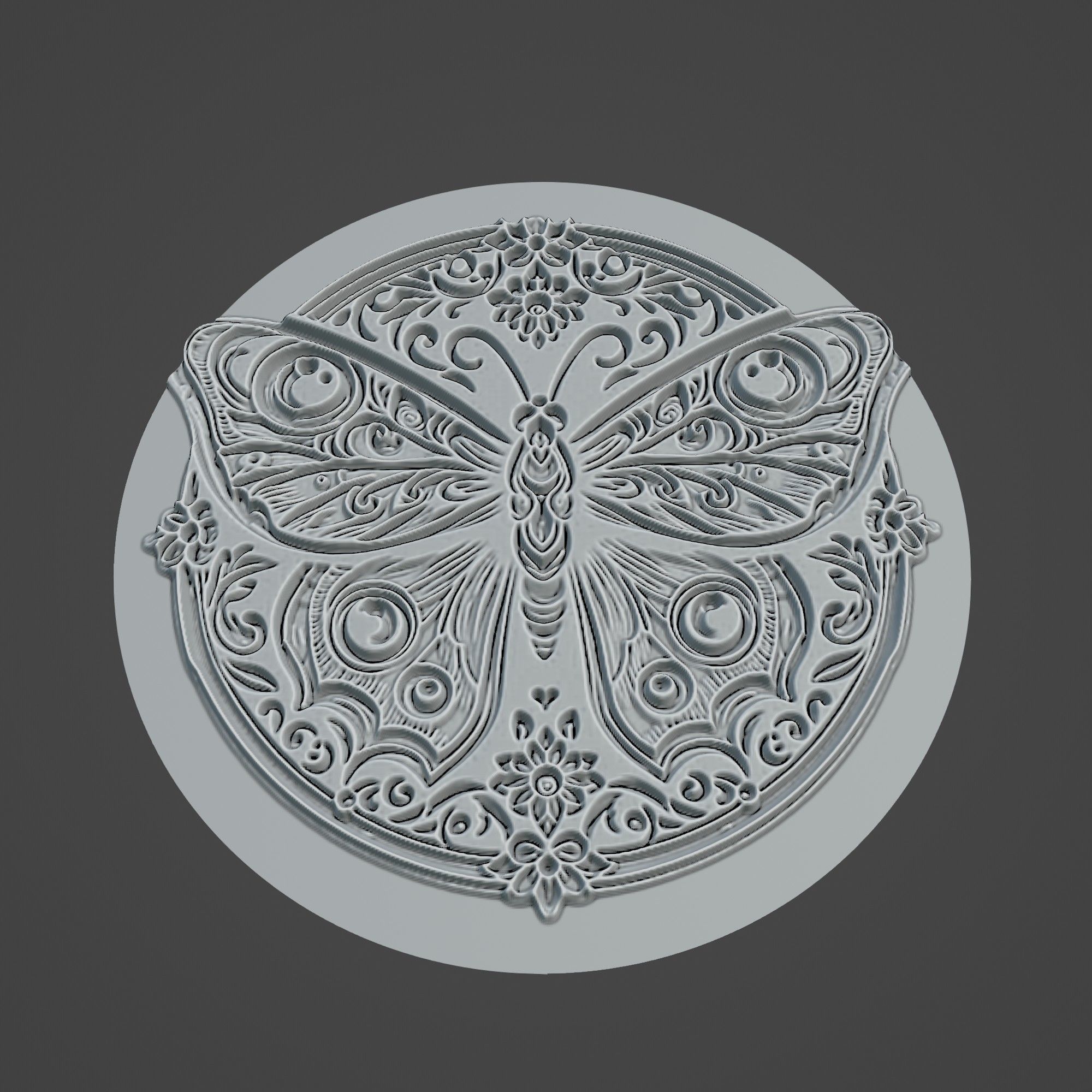 Butterfly Animal 3D print model_3