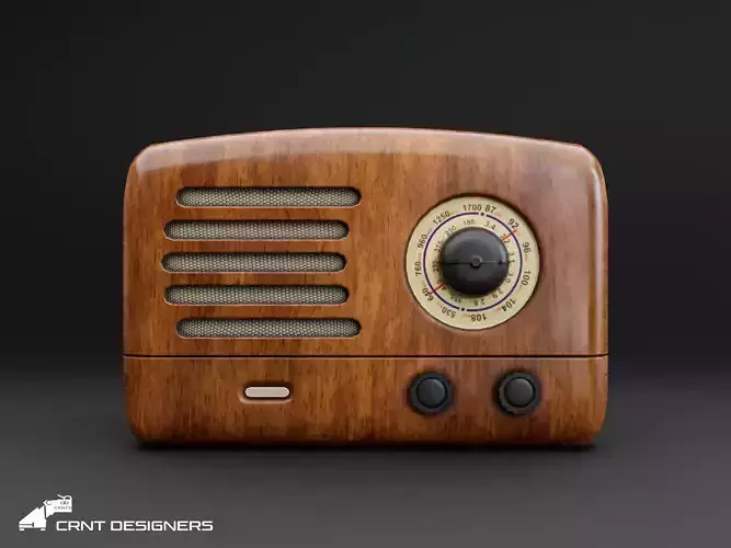 Wooden Vintage Radio