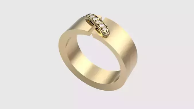 Minimalistic Elegant Ring JDBCo 3D print model